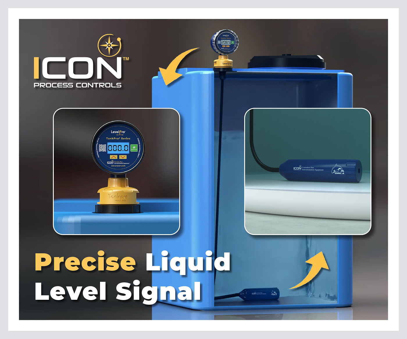 Icon Reliable Submersible Level Sensors for Industrial Applications