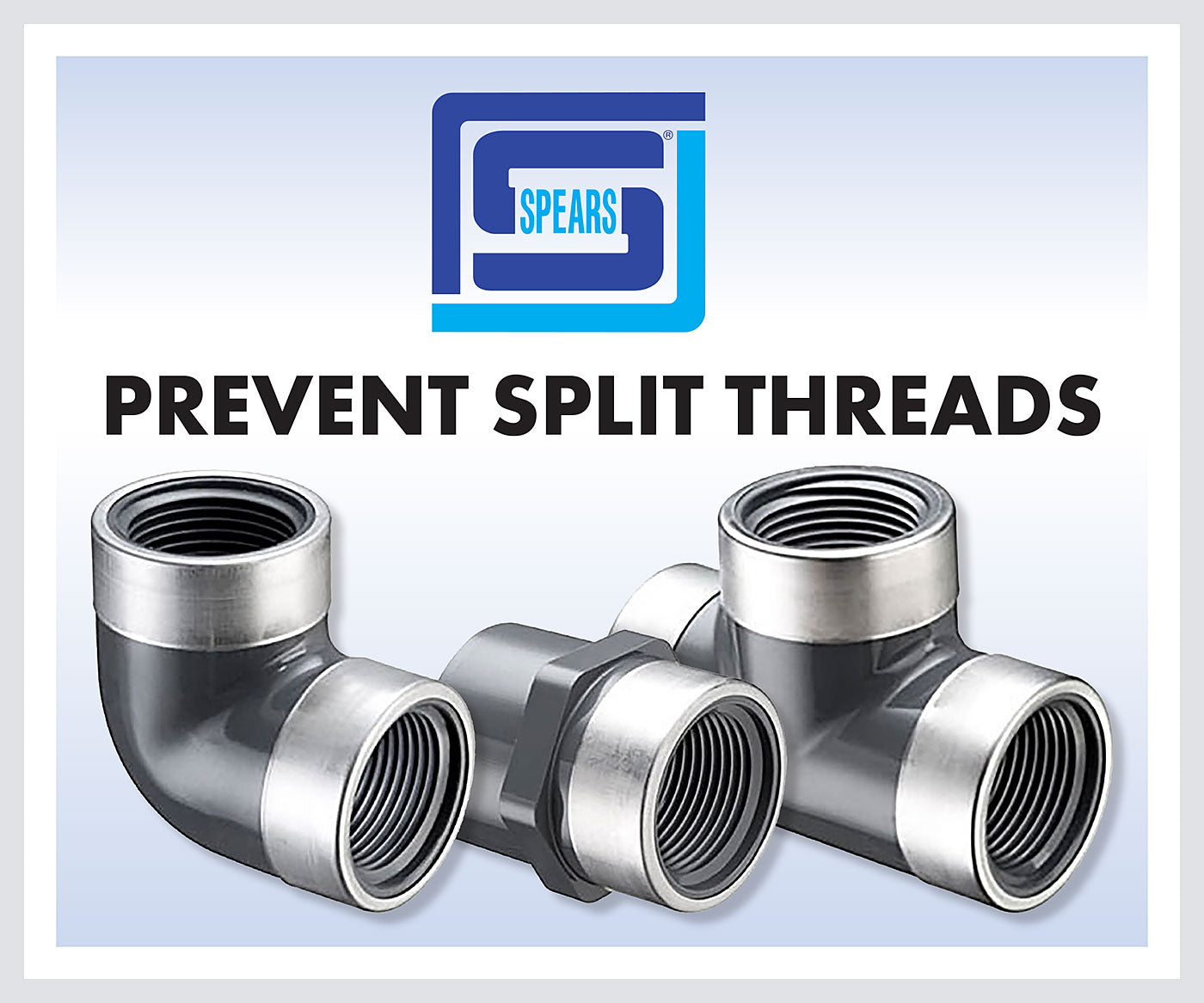 Spears PVC Schedule 80 Special Reinforced Fittings for Stronger Industrial Pipe Connections