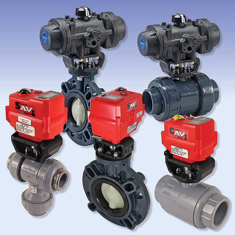 Asahi Actuated Valves - Electric or pneumatic actuated valve kits—fast procurement and dependable performance