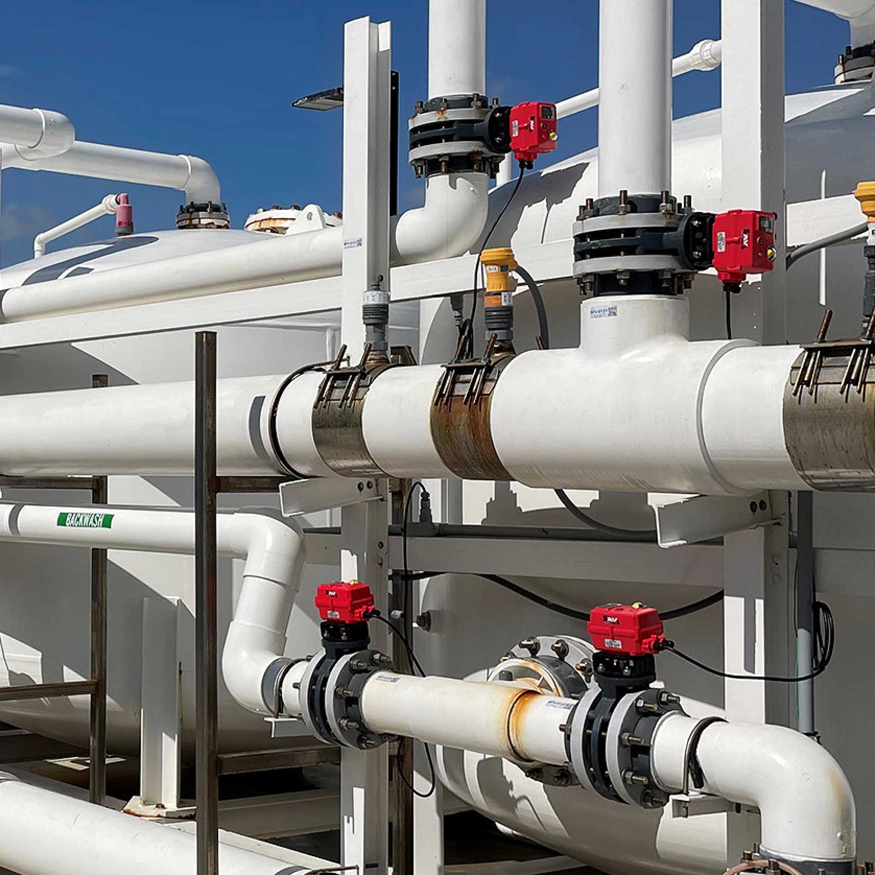 Asahi Series 19 CAV SAV Electric Actuators In Use