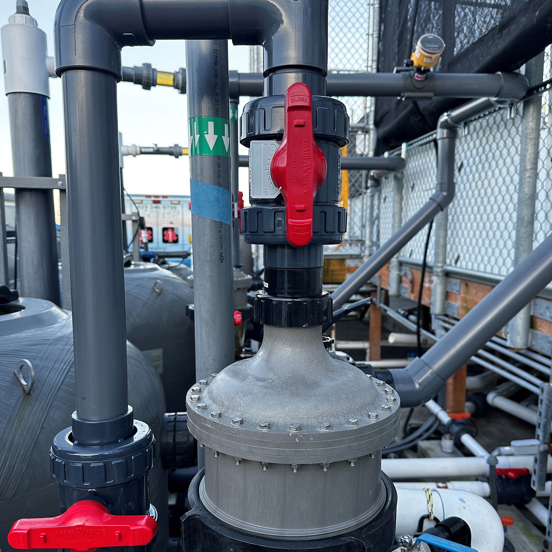 PVC Flow Control Ball Valve, Type-21, 1/2 in. to 2 in.