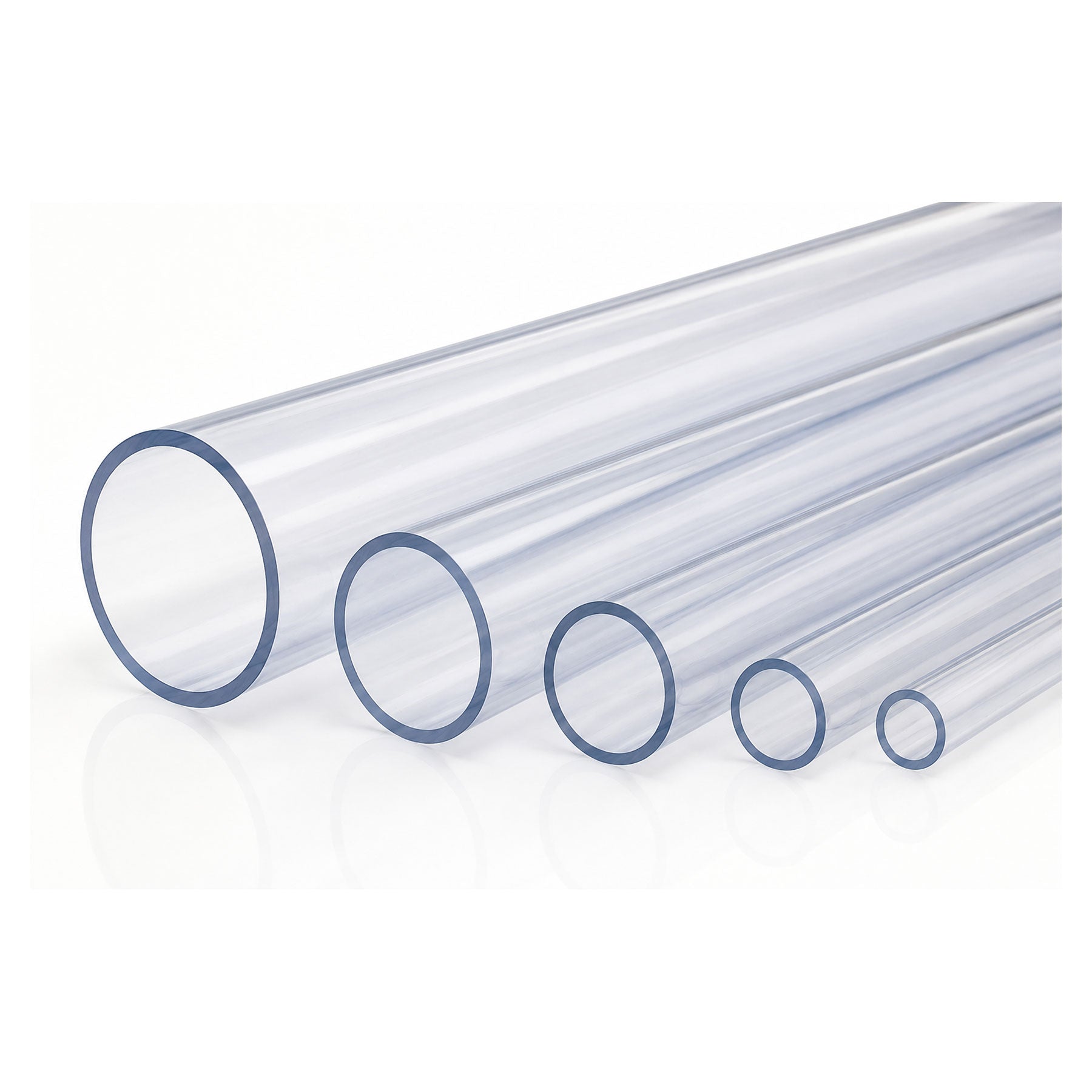 PVC Schedule 40, Pipe, Clear, 10 ft. Lengths