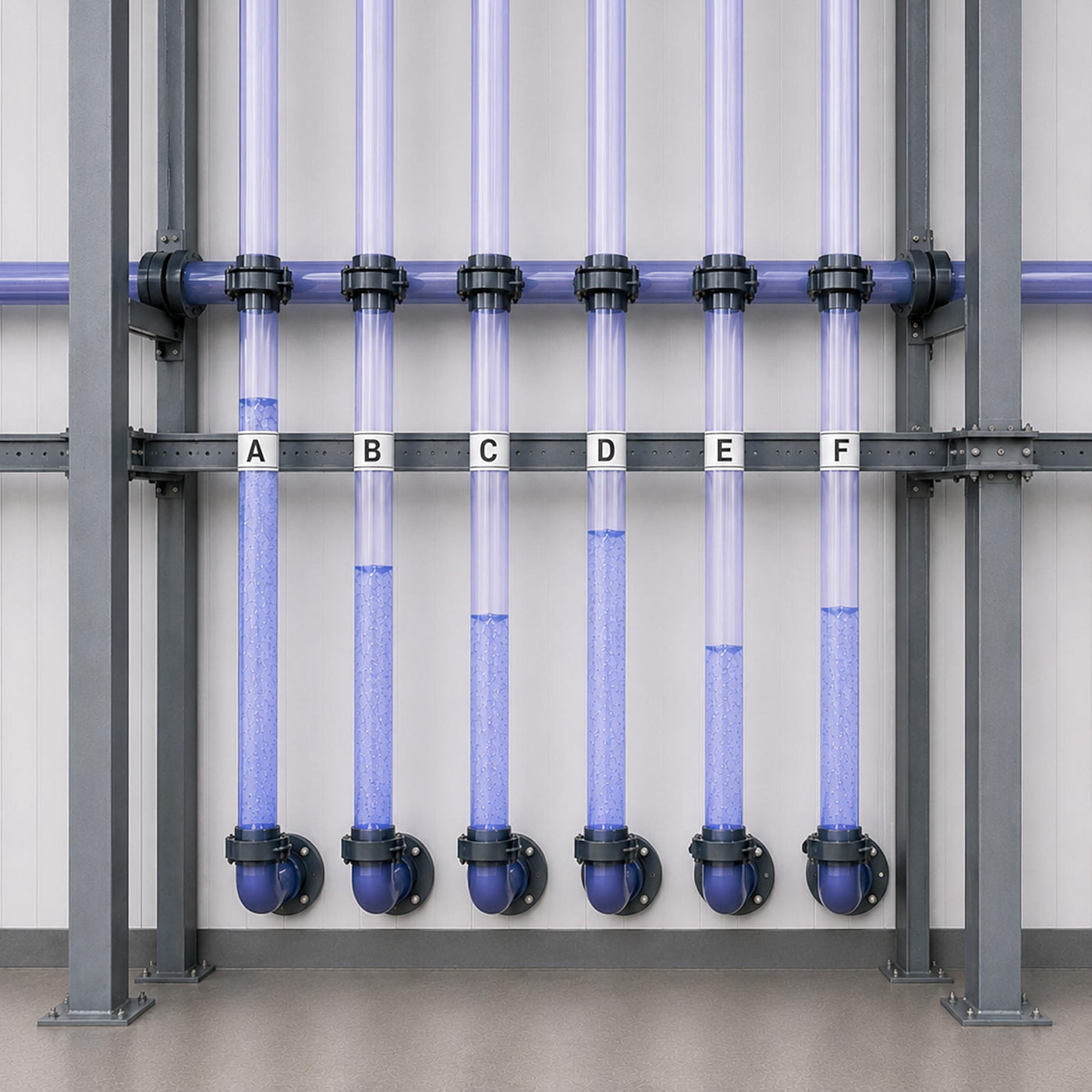 Clear PVC Pipe In Application