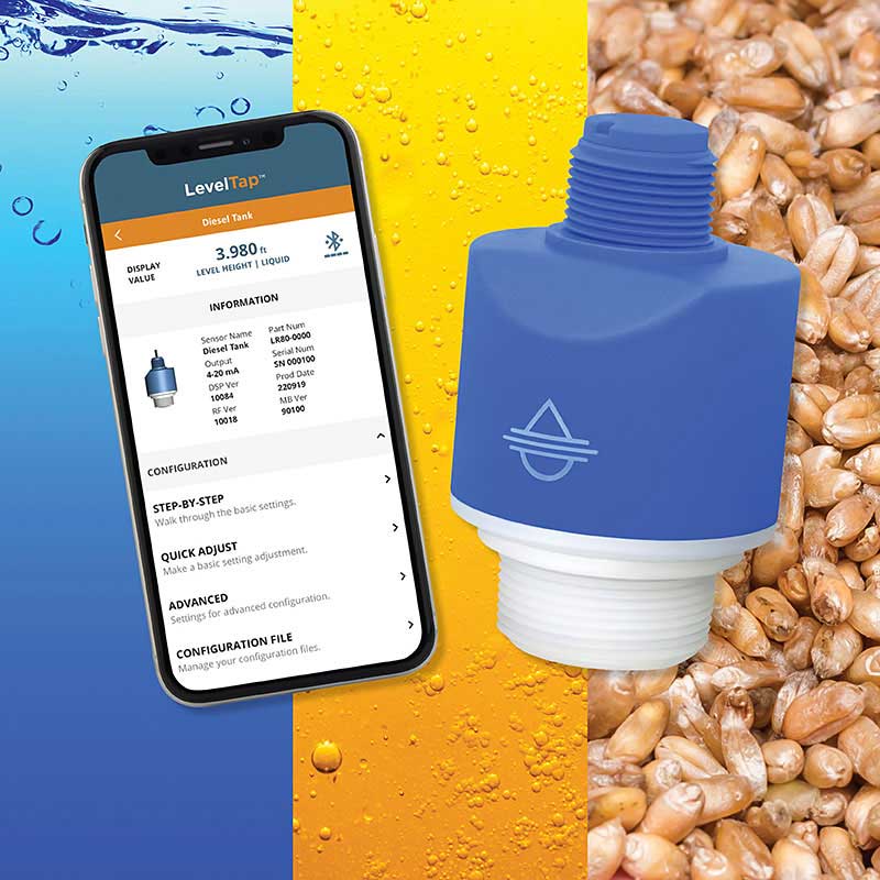 Echobeam Level Sensors - Liquids and solids noninvasive level measurement made simple