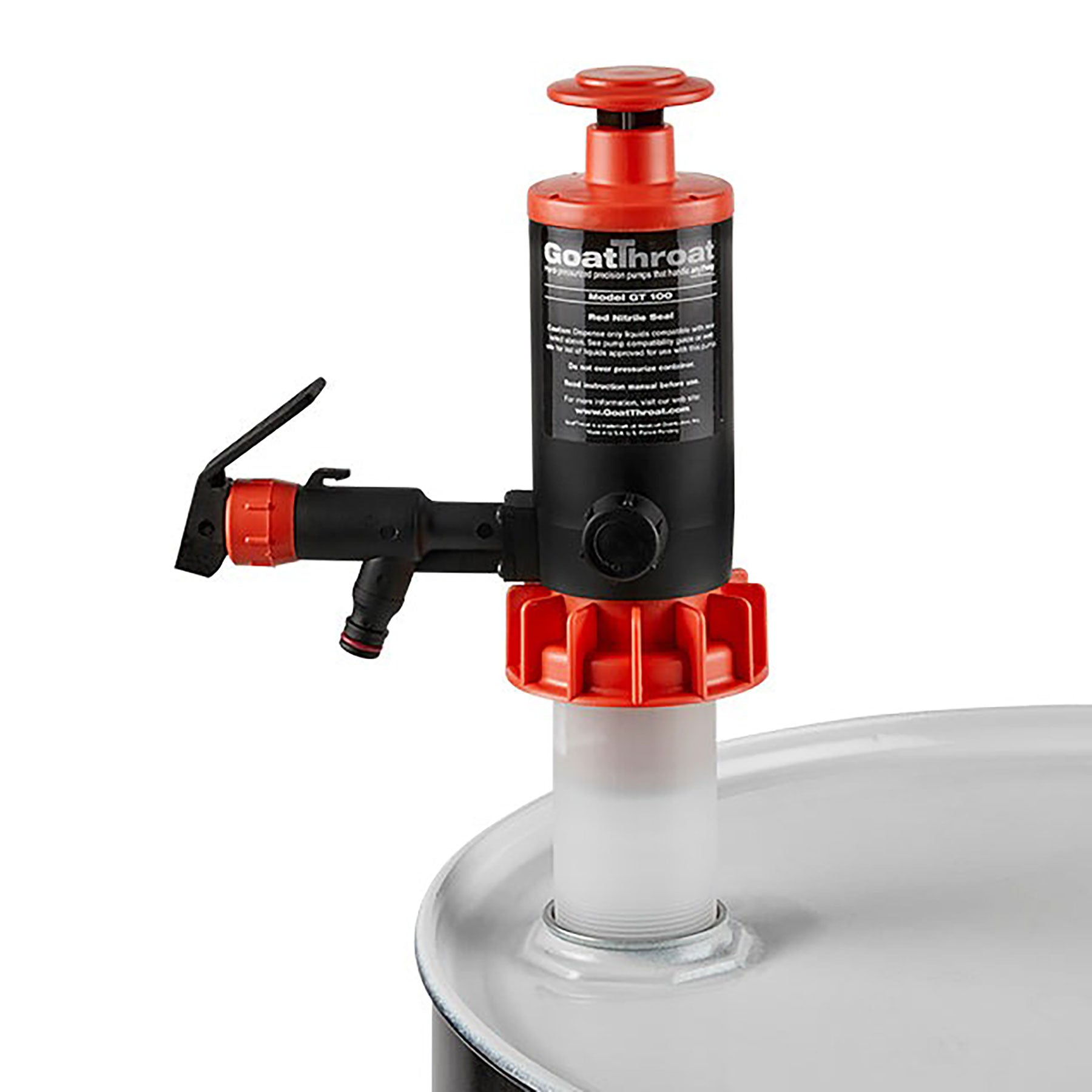 GoatThroat Pump with Nitrile Seal and 4 in. Drum Standoff
