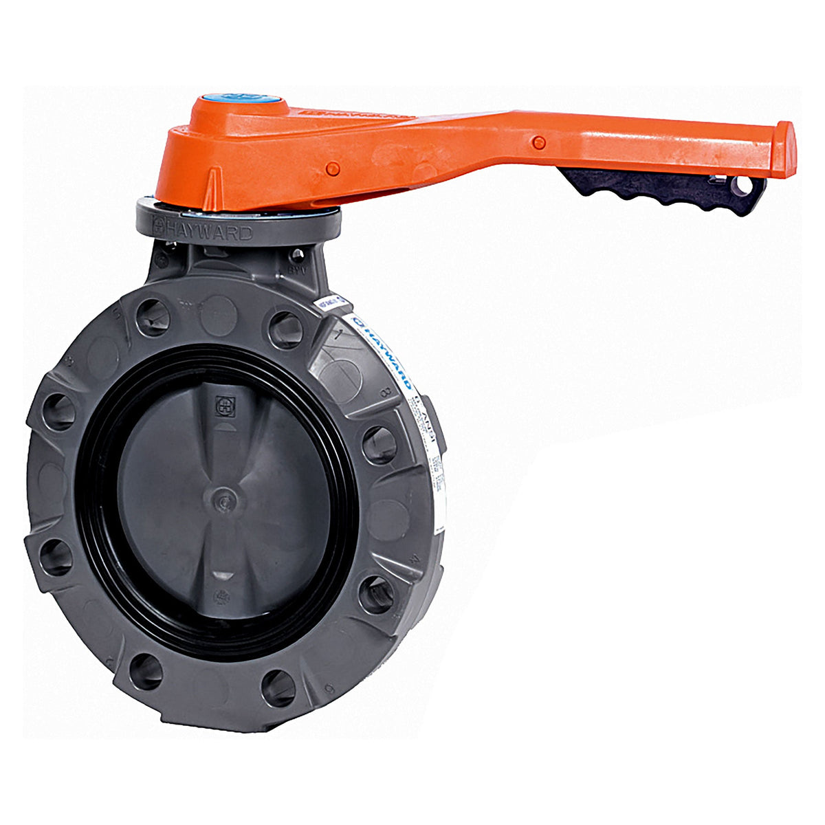 Hayward 8 Inch PVC/EPDM Liner/PP Disc Butterfly Valve