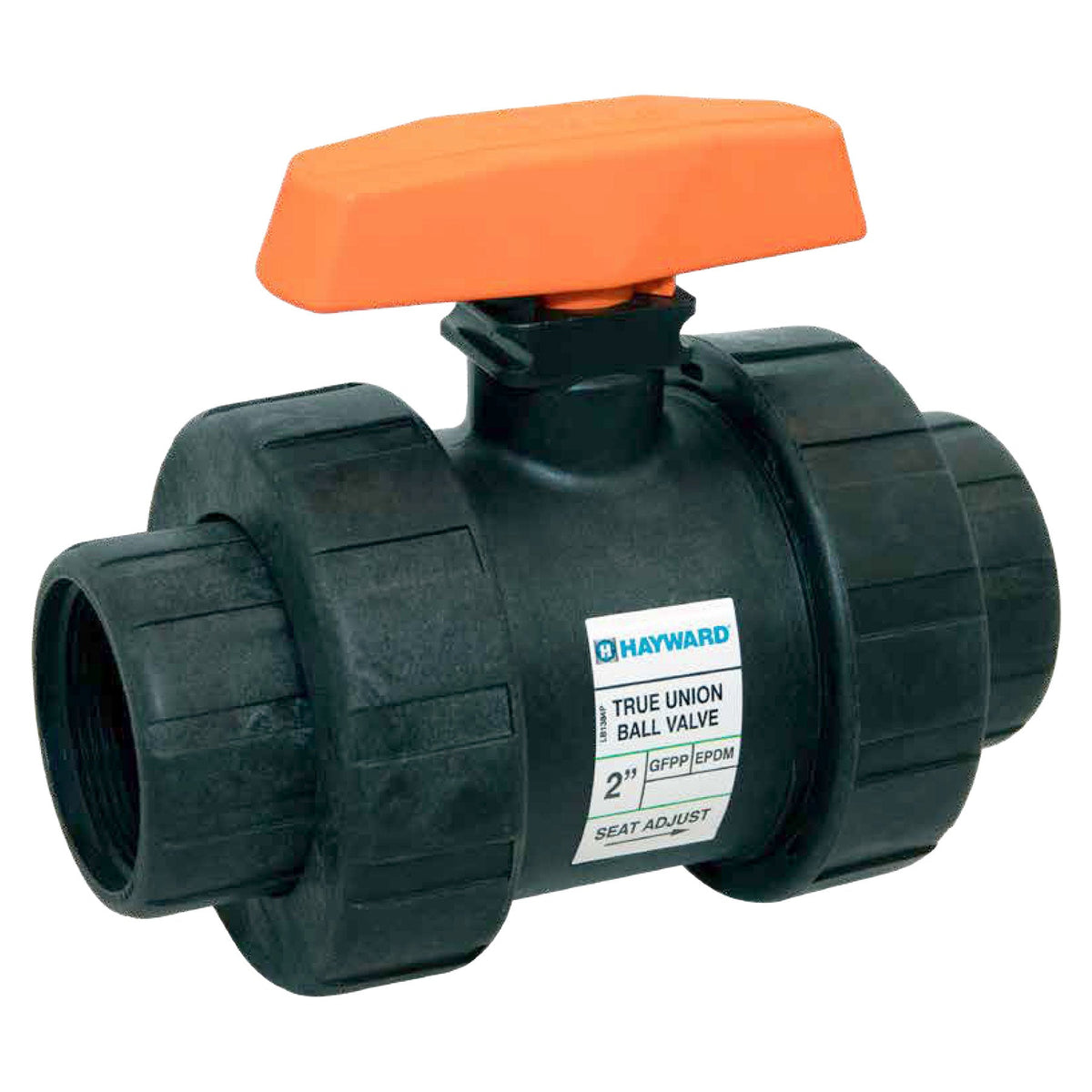 Hayward 3/8 - 3 in. PVC/FPM/Soc/Thr TU Ball Valve