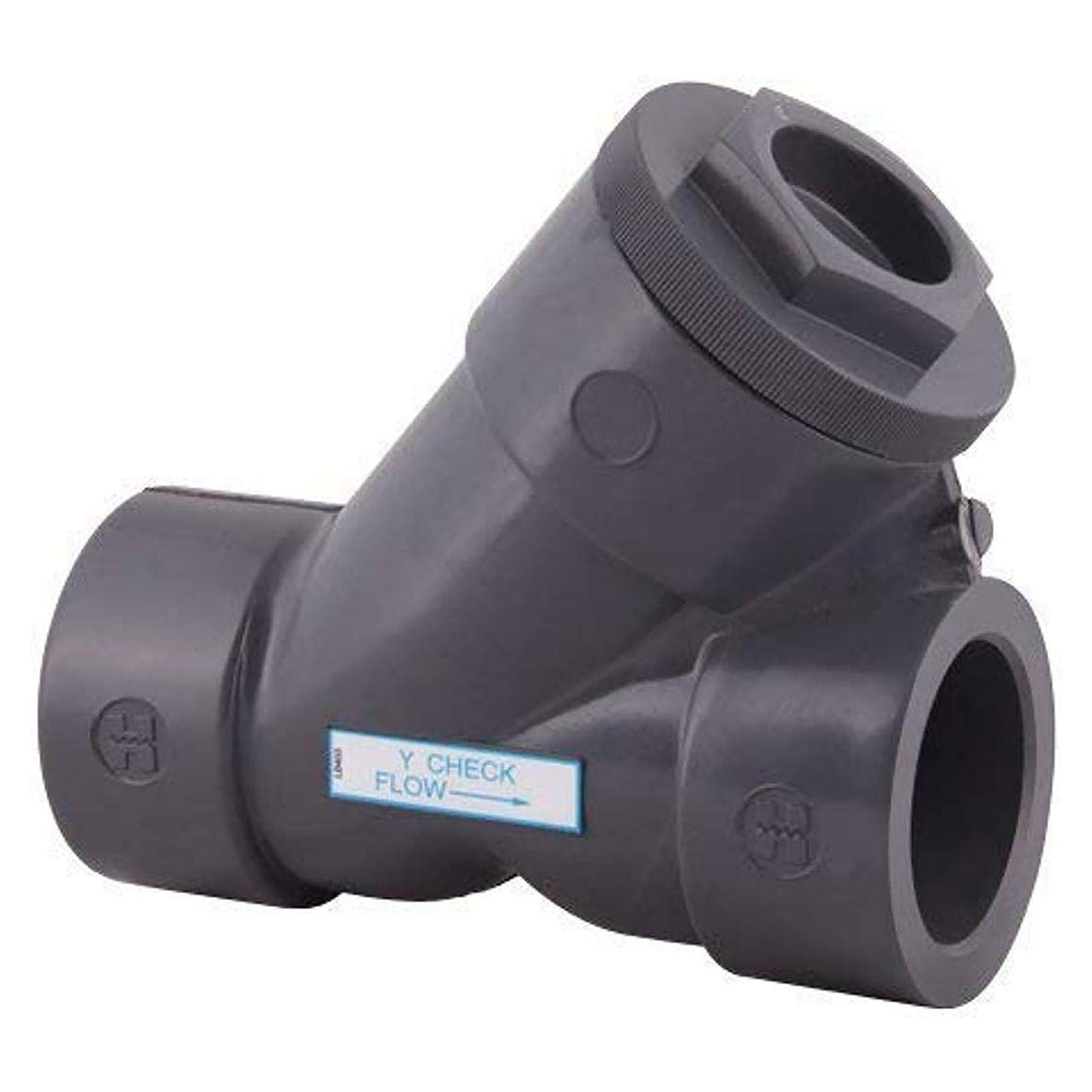 Hayward YC Series Y-Check Valve, PVC/FPM, 1/2 in. to 4 in. Sizes