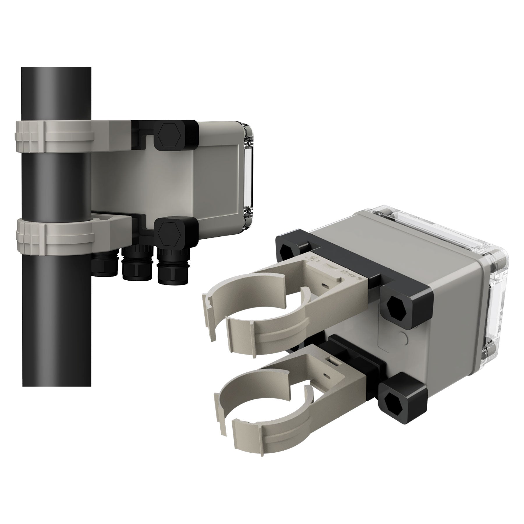 Icon Clamro FPC Fill Pipe Display Clamp, PP, 1 in. to 3 in. Sizes