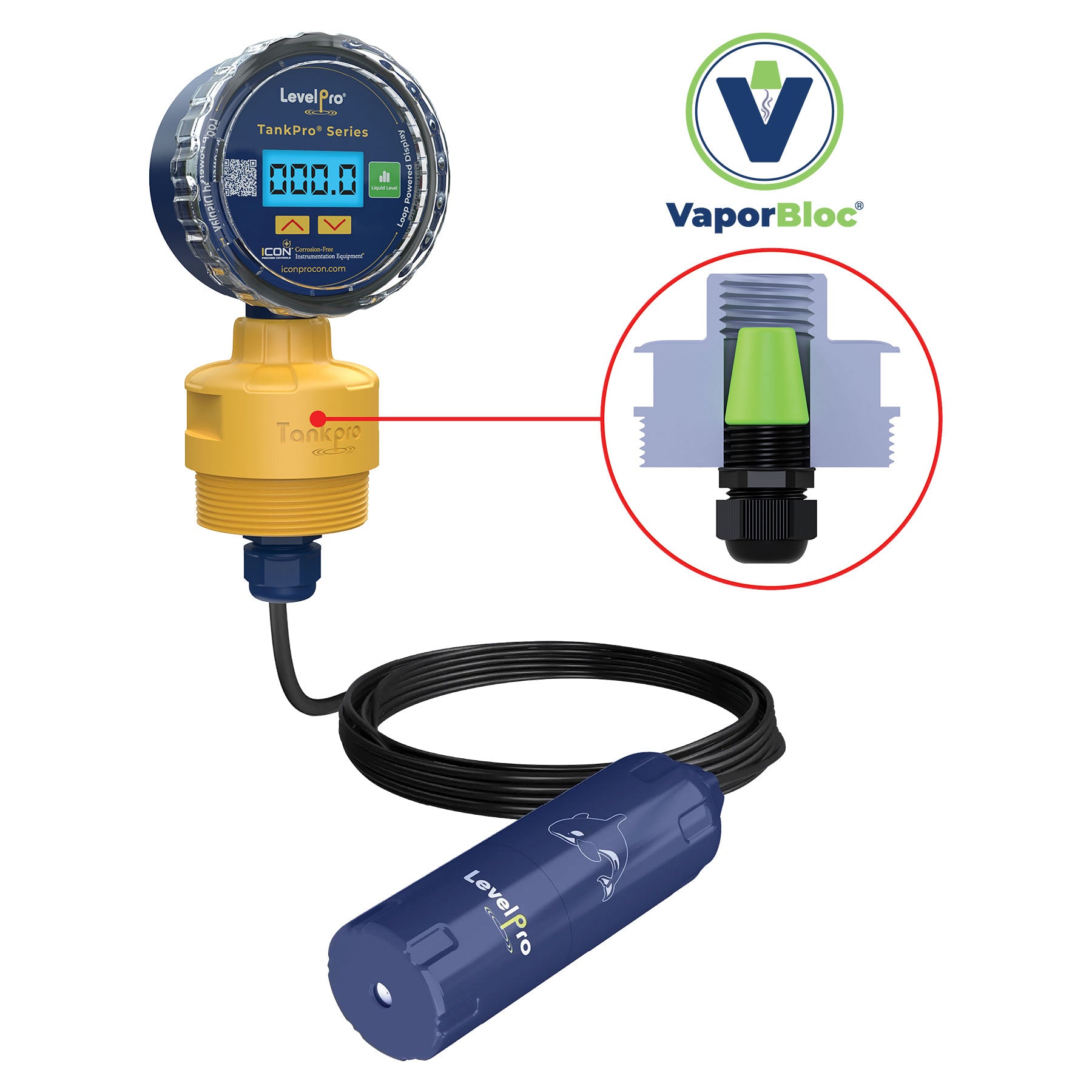 Icon LevelPo TankPro Submersible Level Sensor Plus Display
