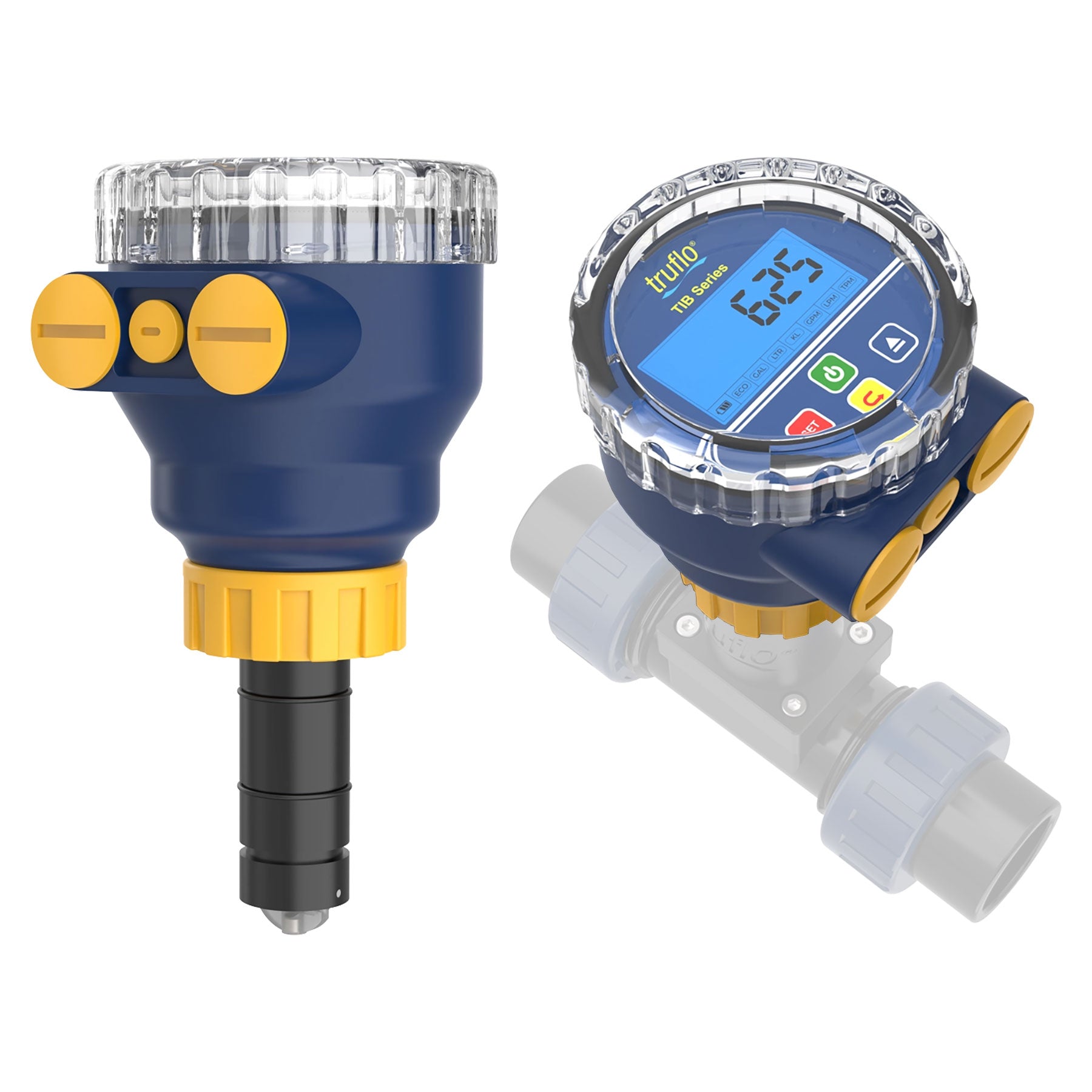 Icon TIB Insertion Paddle Wheel Flow Meter, 1/2 in. to 24 in. Sizes