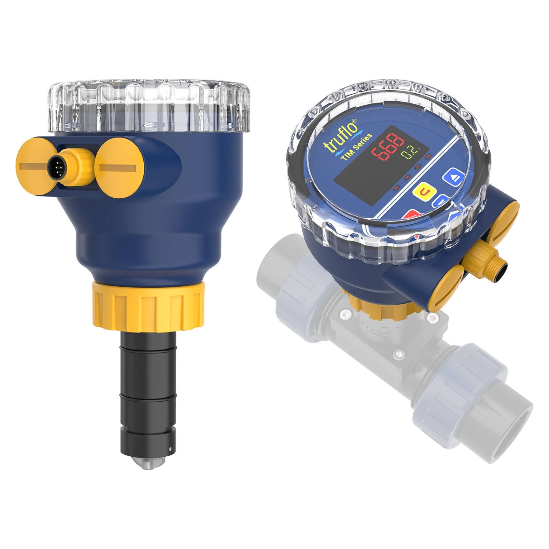 Icon TIM Insertion Paddle Wheel Flow Meter, 1/2 in. to 24 in. Sizes