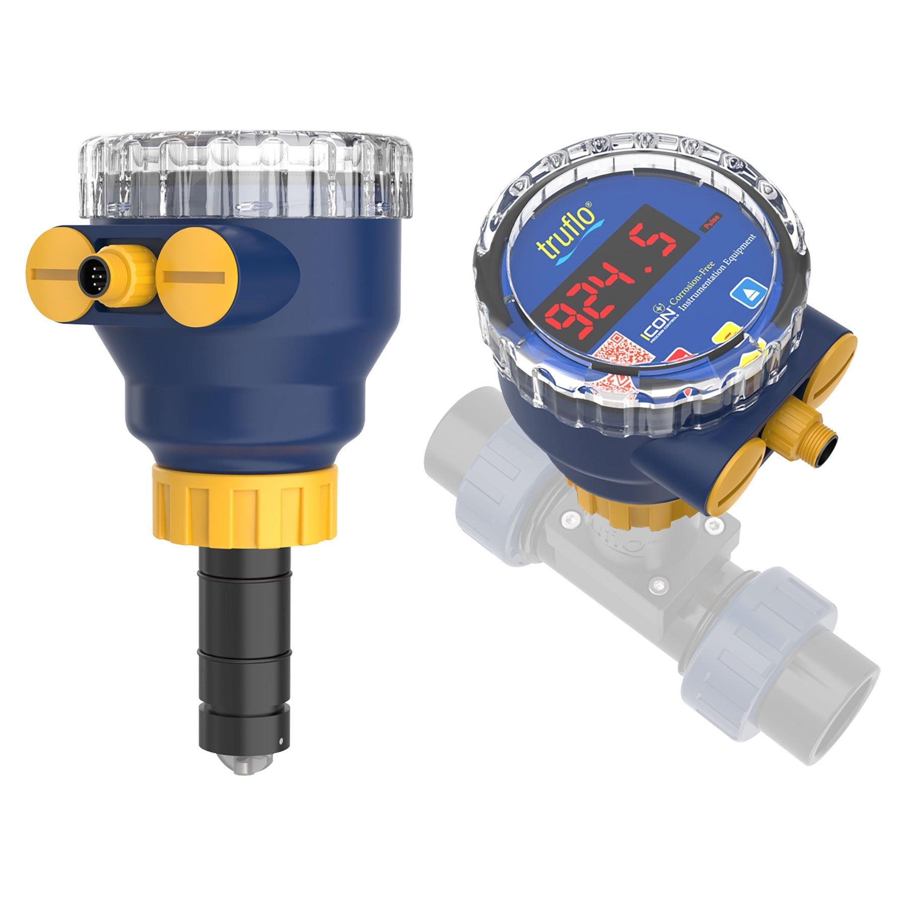 Icon TIR Insertion Paddle Wheel Flow Meter, 1/2 in. to 24 in. Sizes