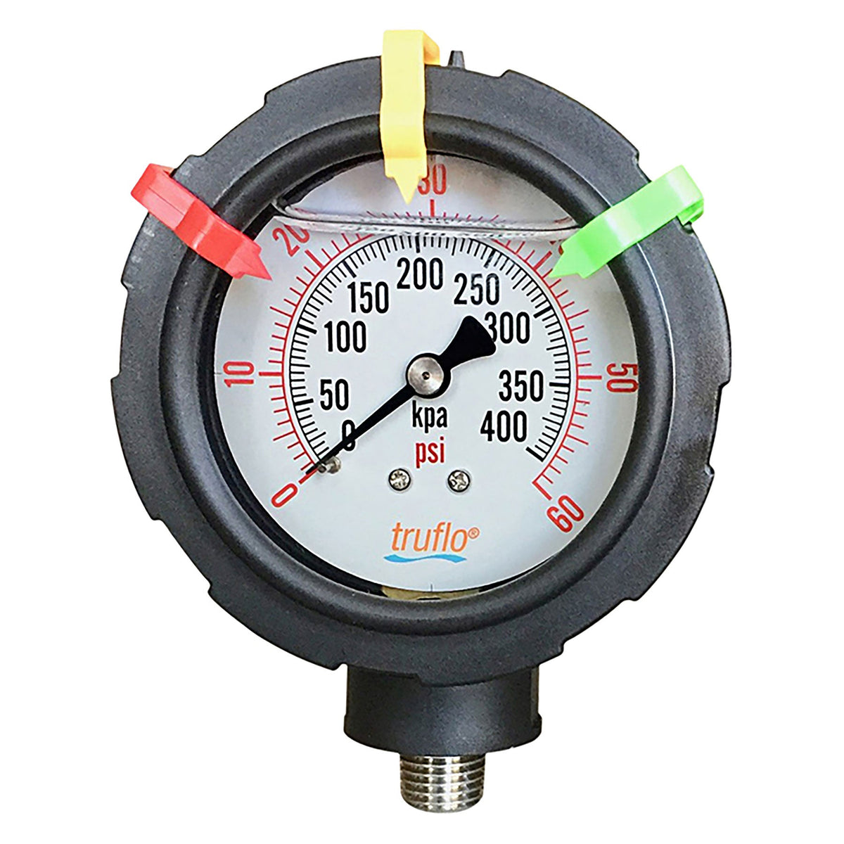 Icon OBS-DGO Series 2-1/2 Inch Double Sided Plastic Pressure Gauge