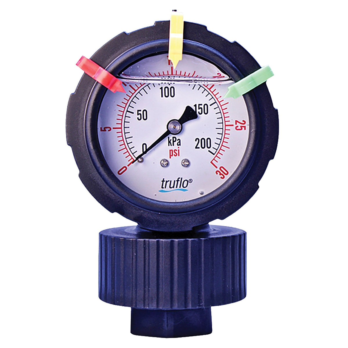 Icon OBS Series 2-1/2 Inch Plastic Pressure Gauge and Isolator