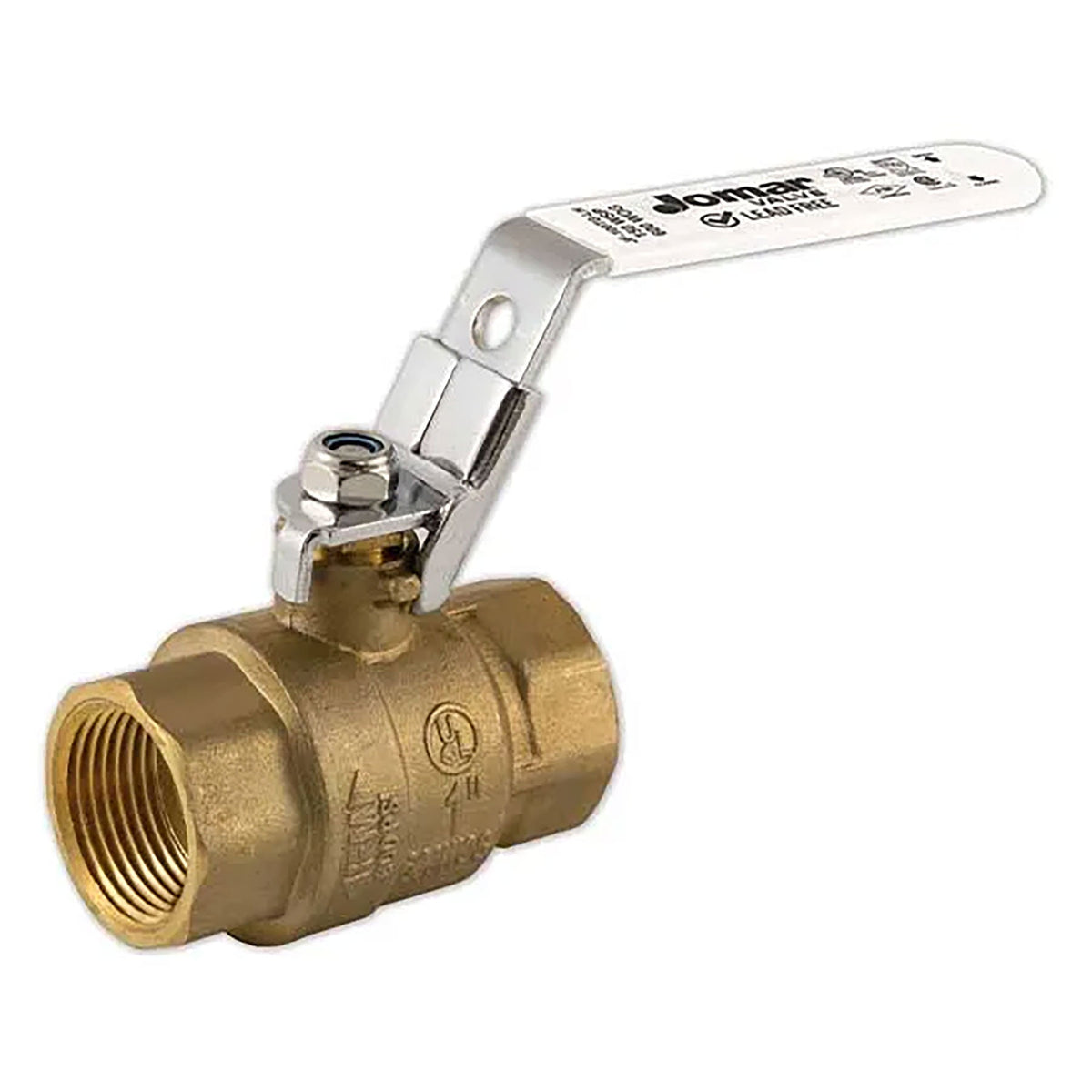 Jomar Brass Full Port Ball Valve, Sizes 1/4 to 2 in.