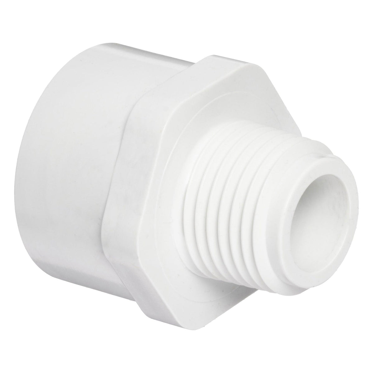 Lasco PVC Schedule 40, White, Male Reducer Adapter, Socket x MPT, 1/2 in. to 4 in. Sizes