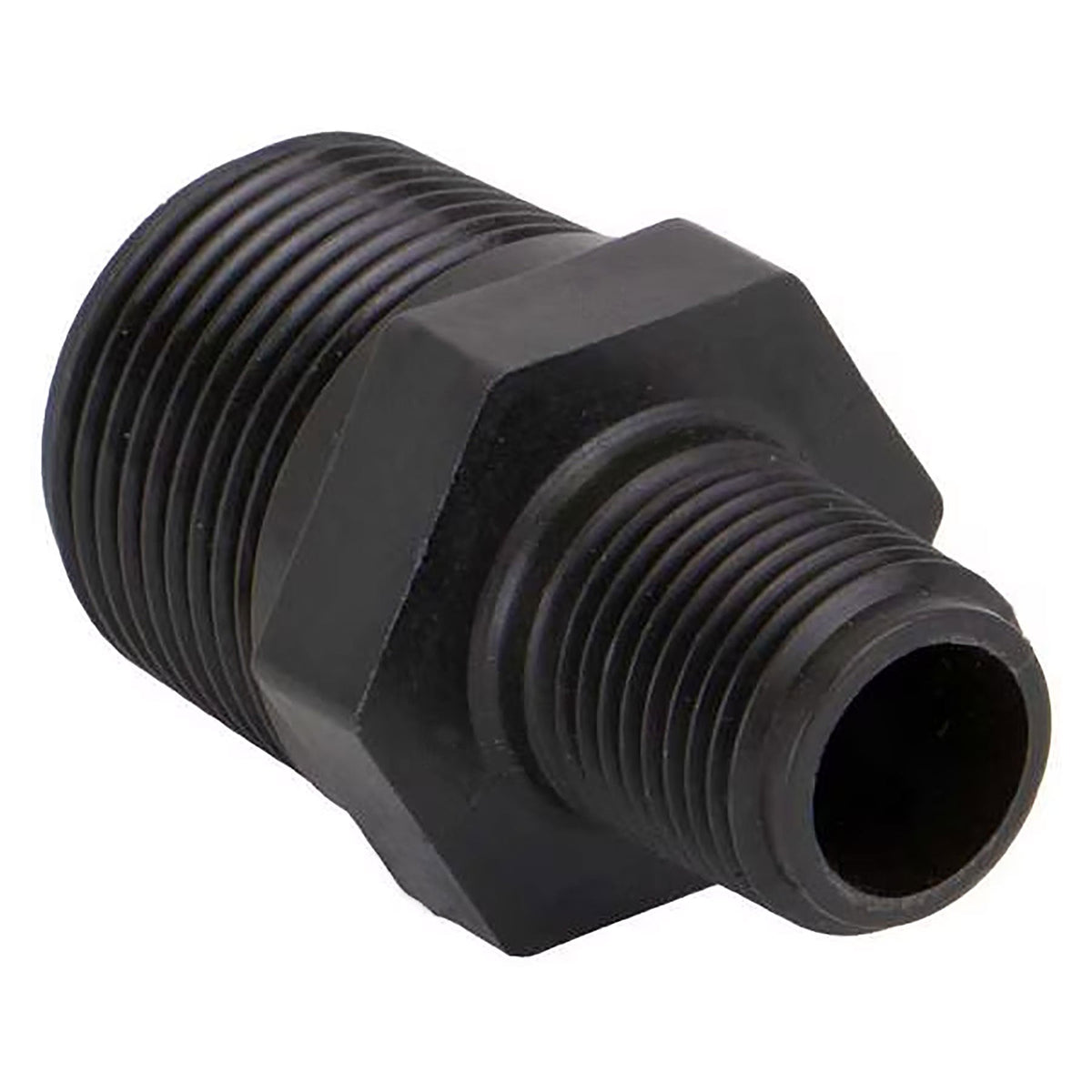 Parker Threaded Hex Pipe Nipple, 1/8 in. to 3/8 in. Sizes