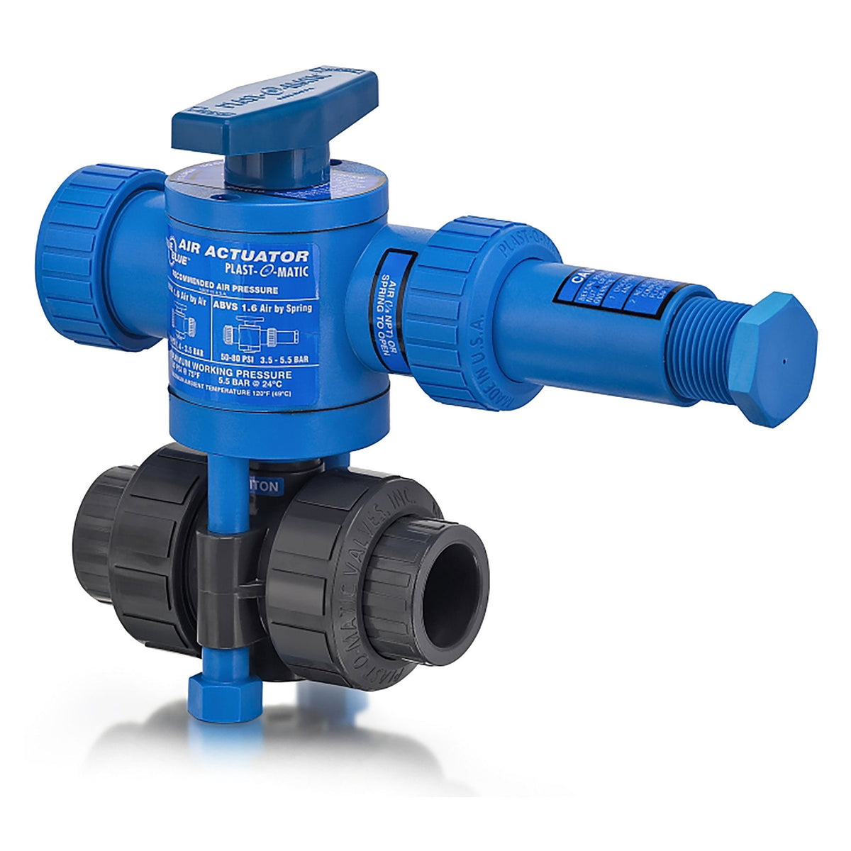 1/2 in. ABVS Series PVC Air Actuated Ball Valve