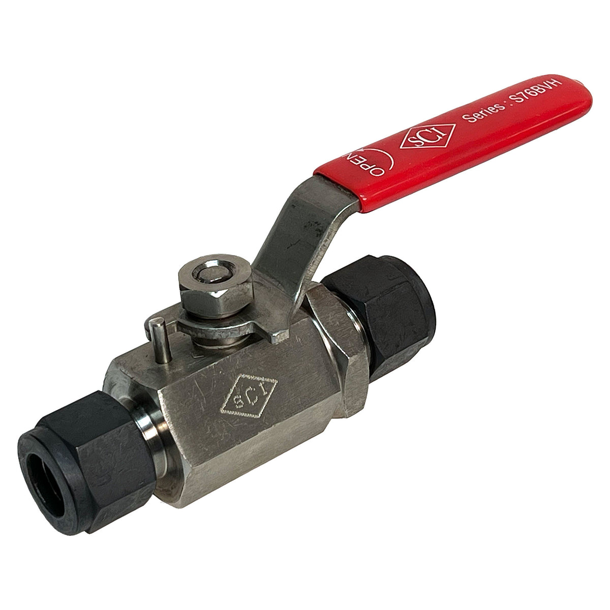 1/2 in. Series S76SBVH 316 Stainless Steel Instrumentation Ball Valve