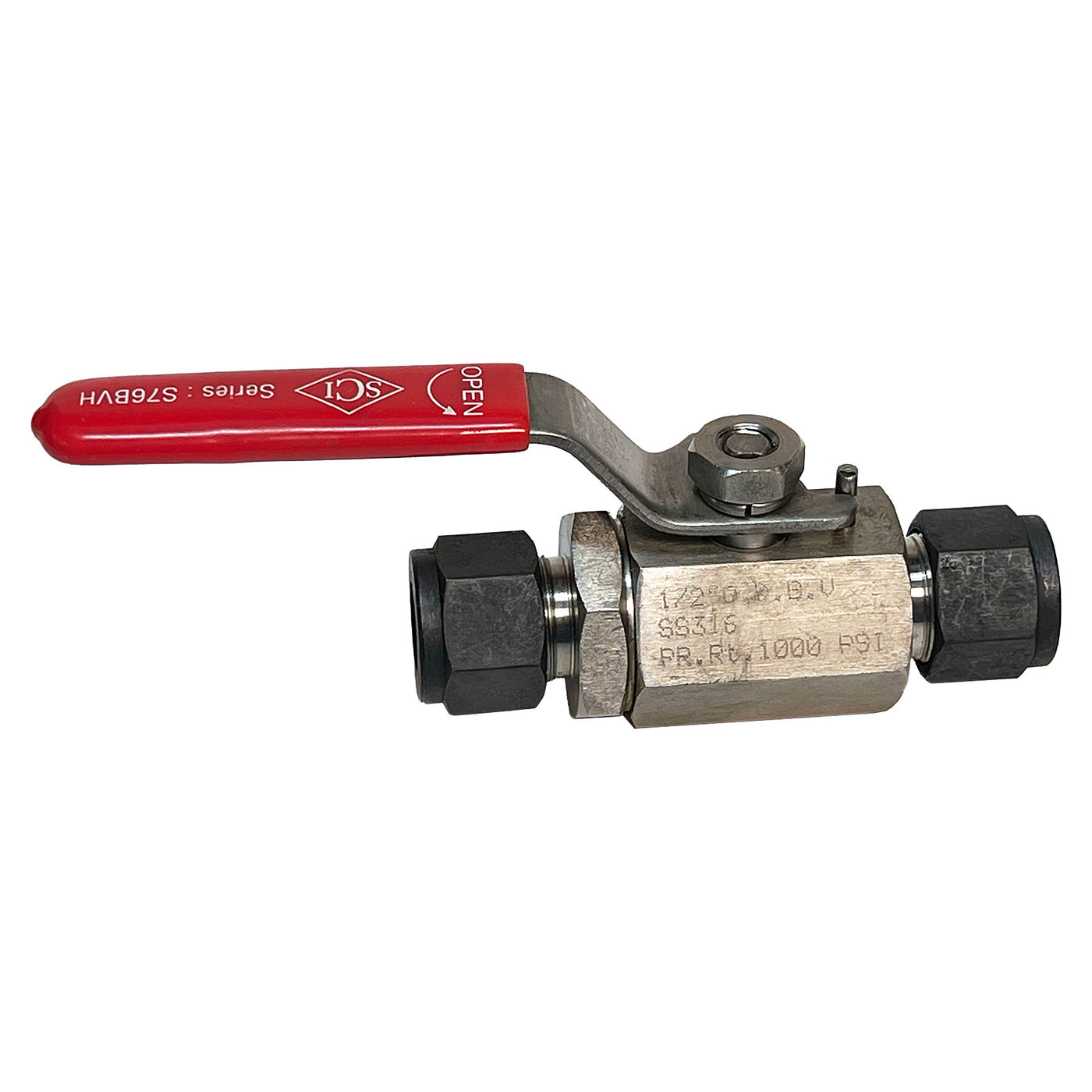 1/2 in. Series S76SBVH 316 Stainless Steel Instrumentation Ball Valve