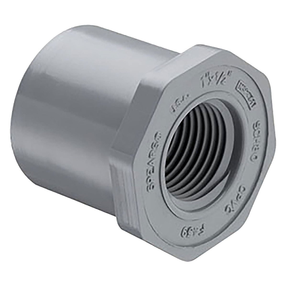 Spears CPVC Schedule 80, Reducing Bushing, Spigot x FPT, 1/4 in. to 4 in. Sizes