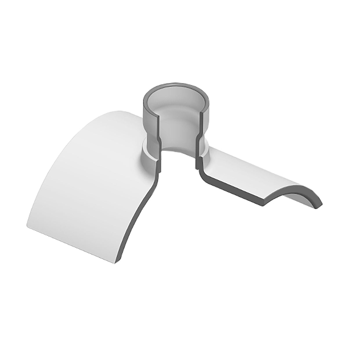 Spears PVC Schedule 40, White, Glue-On, Stub Saddle