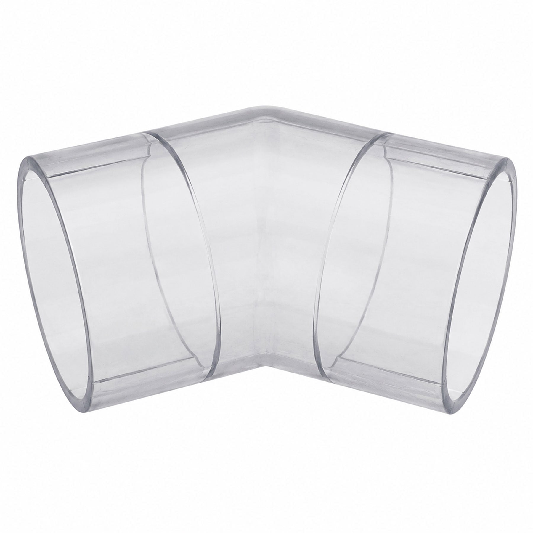 Spears 45 Degree Elbow Clear PVC 1/4 to 8 in. Socket x Socket Schedule 40