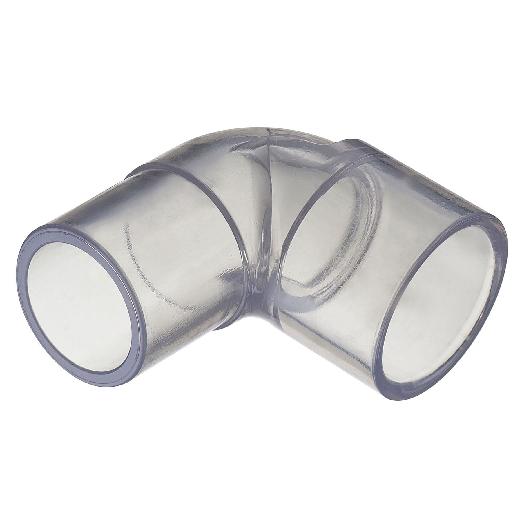 Spears 90 Degree Street Elbow Clear PVC 1/2 to 2 1/2 in. Spigot x Socket Schedule 40