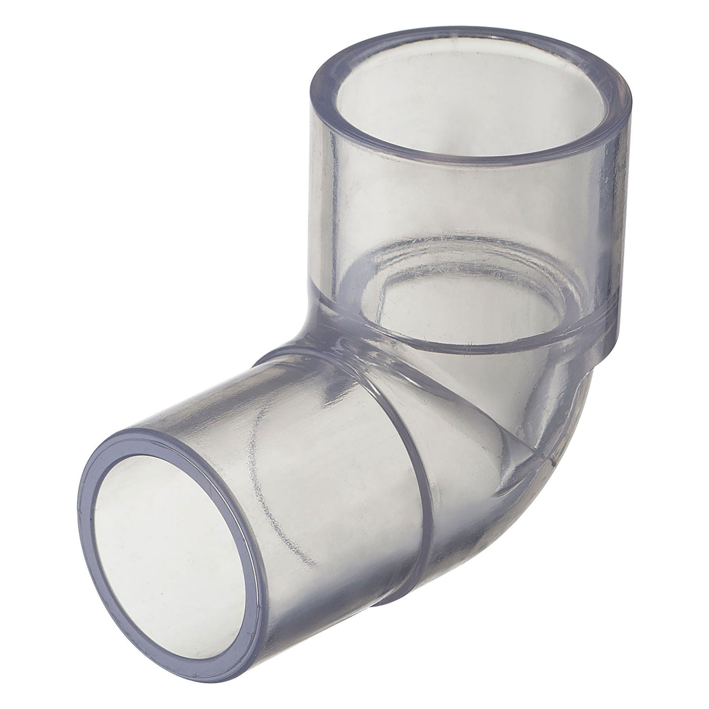 Spears 90 Degree Street Elbow Clear PVC 1/2 to 2 1/2 in. Spigot x Socket Schedule 40