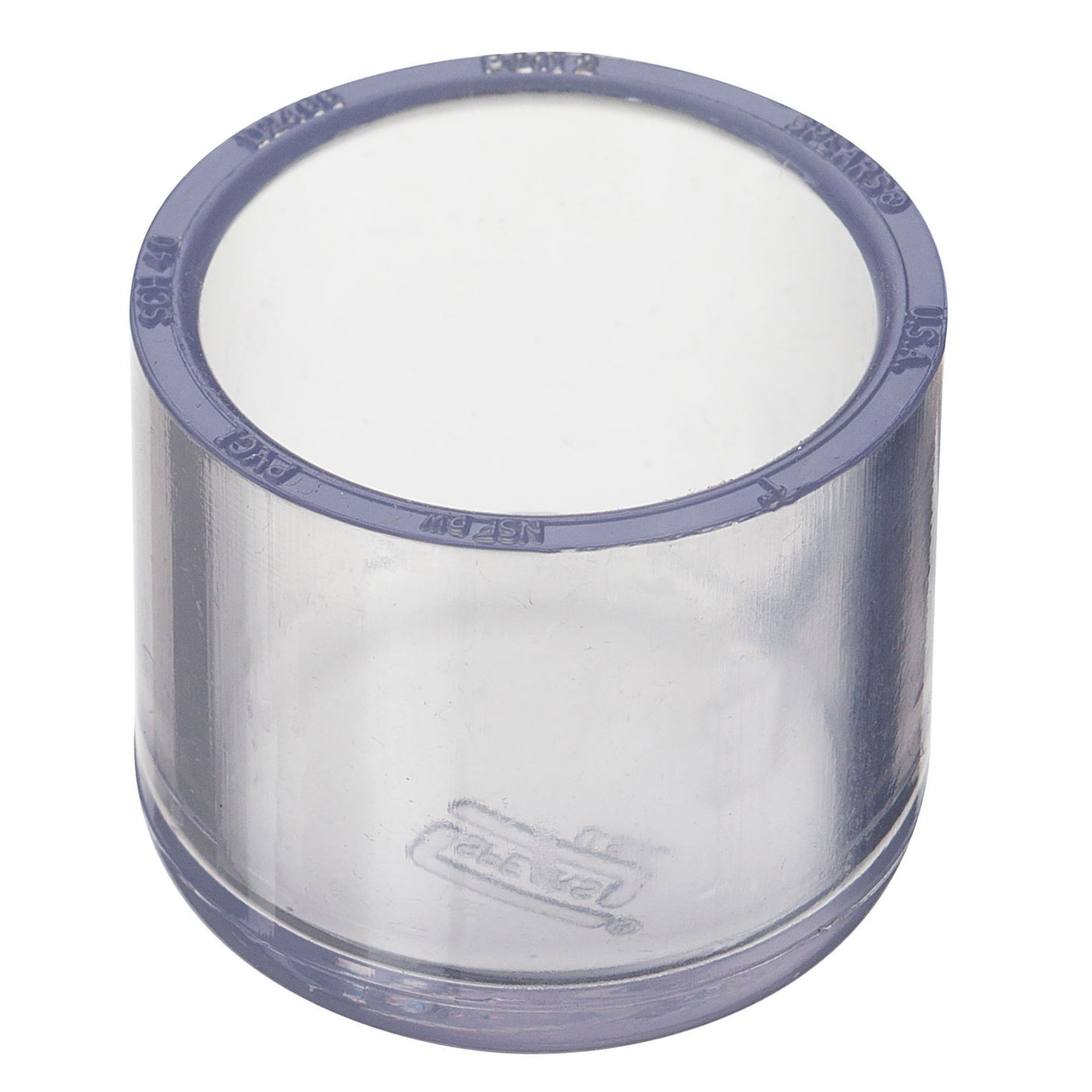 Spears Cap Clear PVC 1/4 to 8 in. Socket Schedule 40