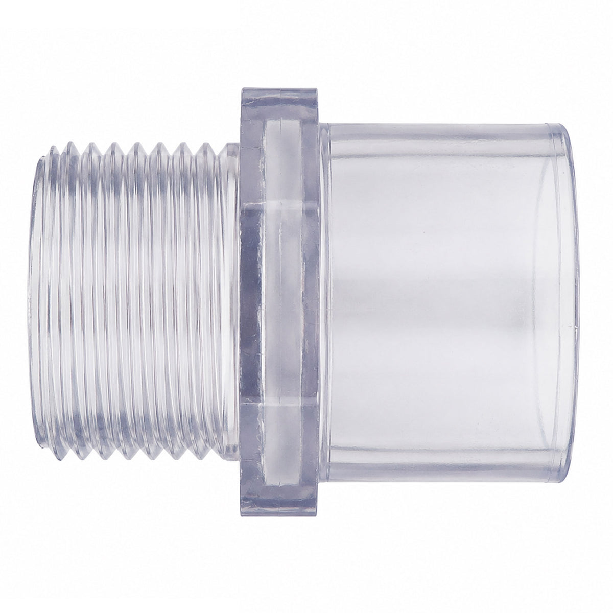 Spears Male Adapter Clear PVC 3/8 to 4 in. Socket x MPT Schedule 40
