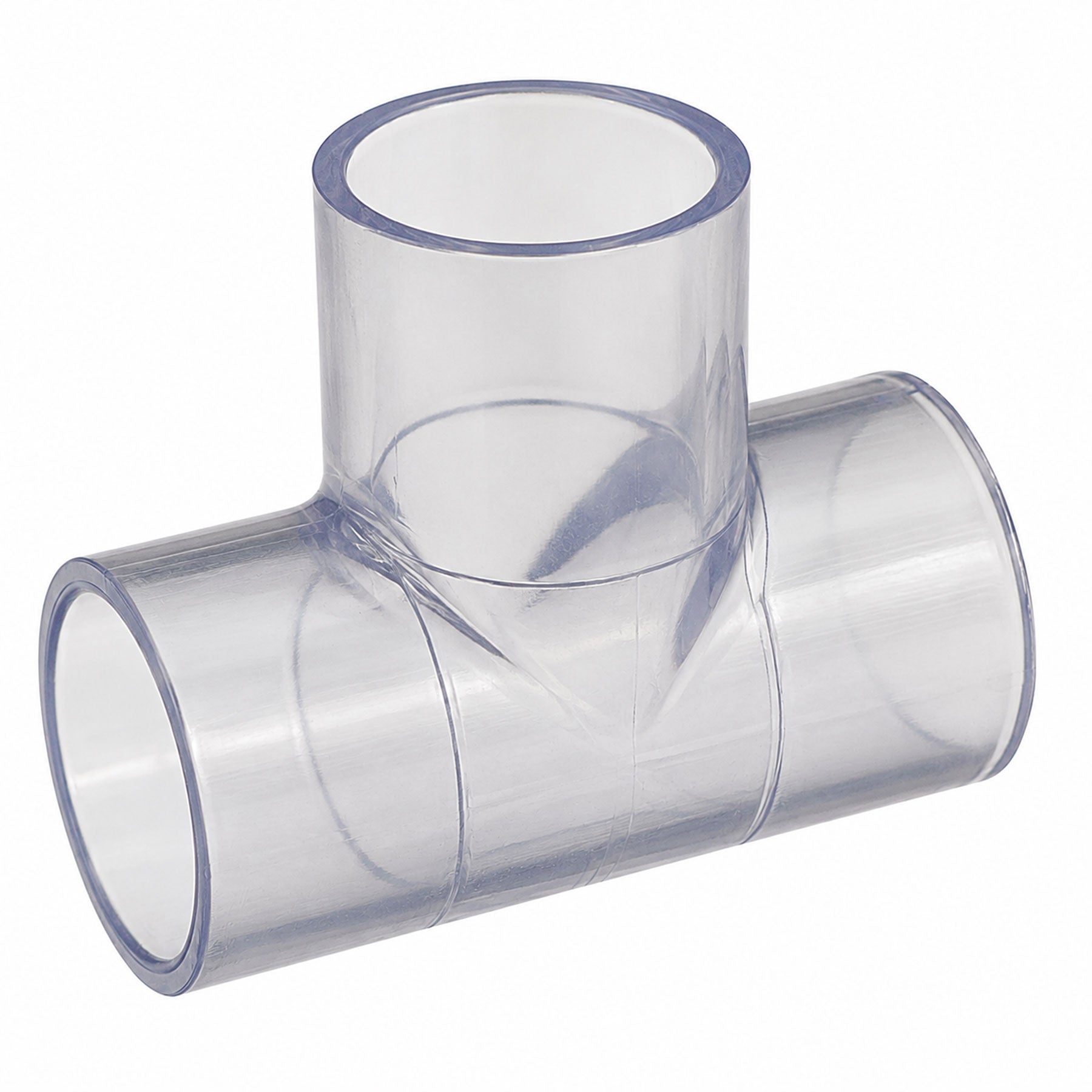 Spears Tee Clear PVC 1/4 to 8 in. Socket Schedule 40