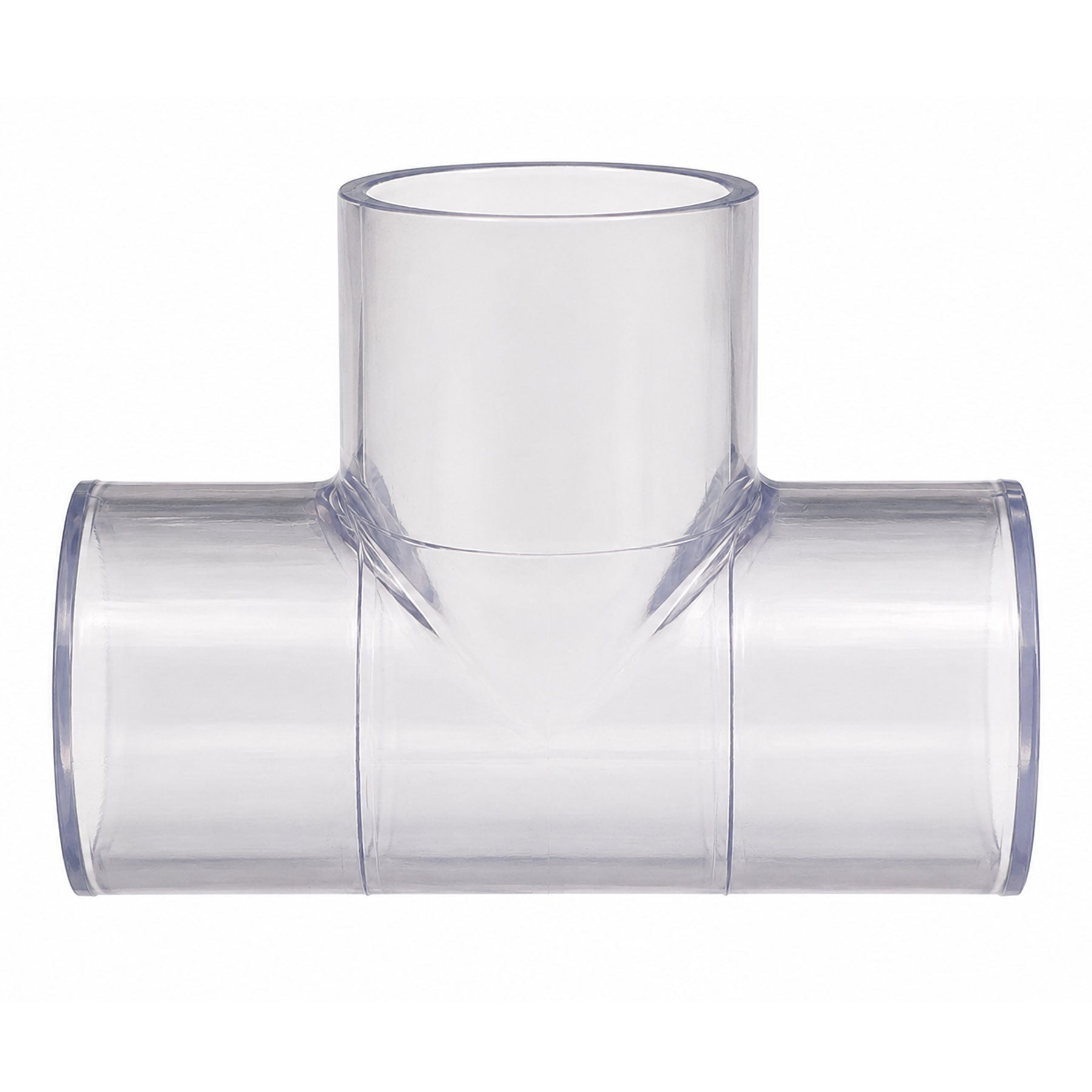 Spears Tee Clear PVC 1/4 to 8 in. Socket Schedule 40