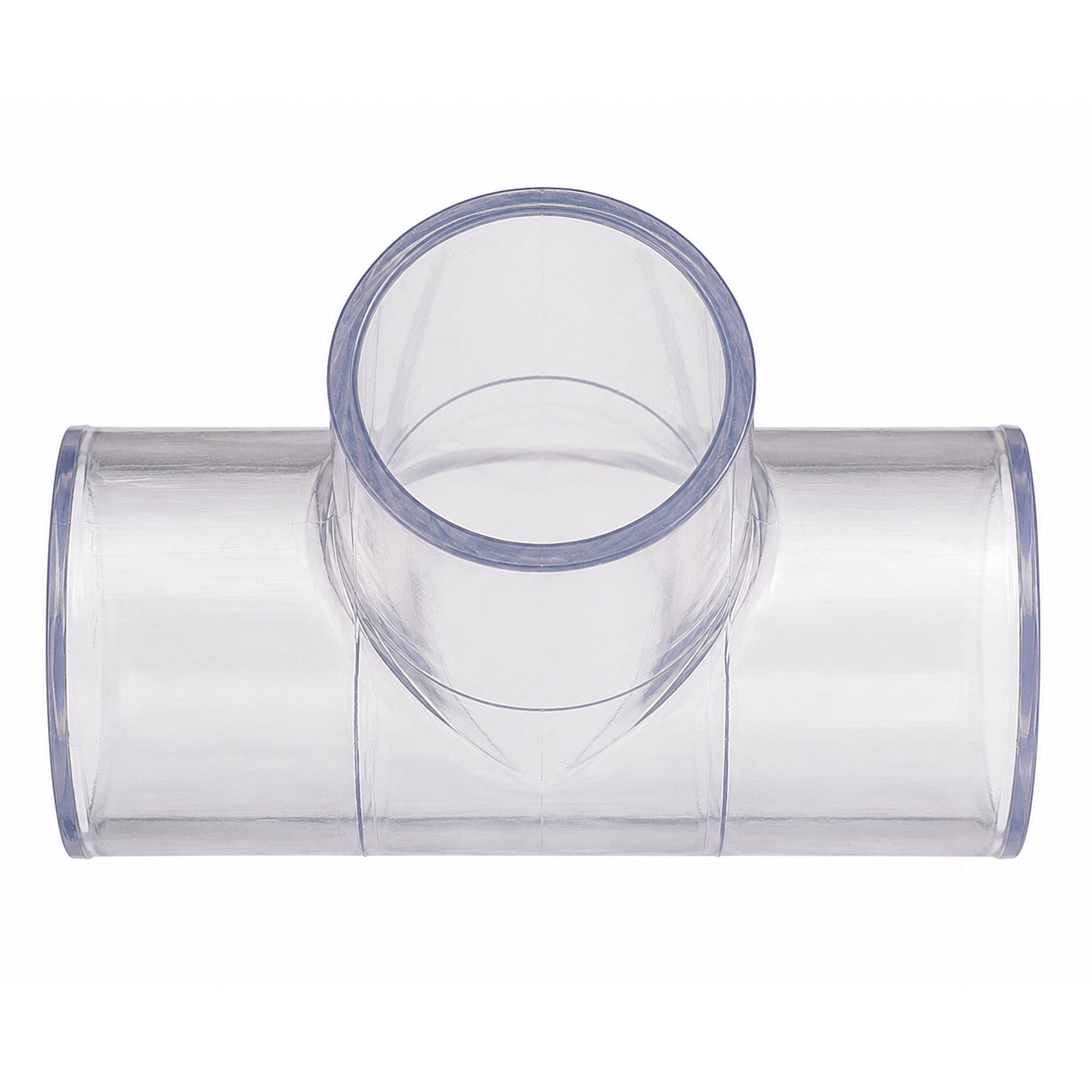 Spears Tee Clear PVC 1/4 to 8 in. Socket Schedule 40
