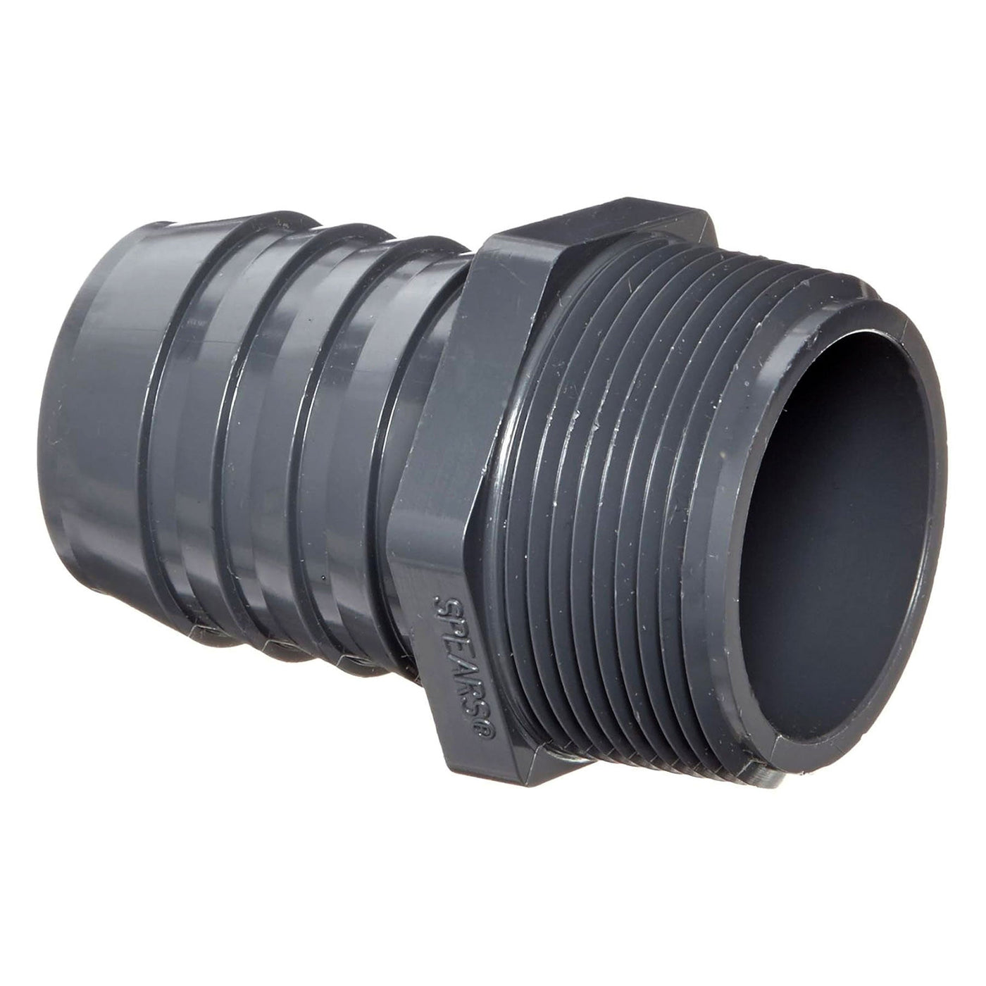 Spears Schedule 40 Gray Tube Fitting, Male Adapter, HB X MPT, 1/2 in. to 4 in. Sizes