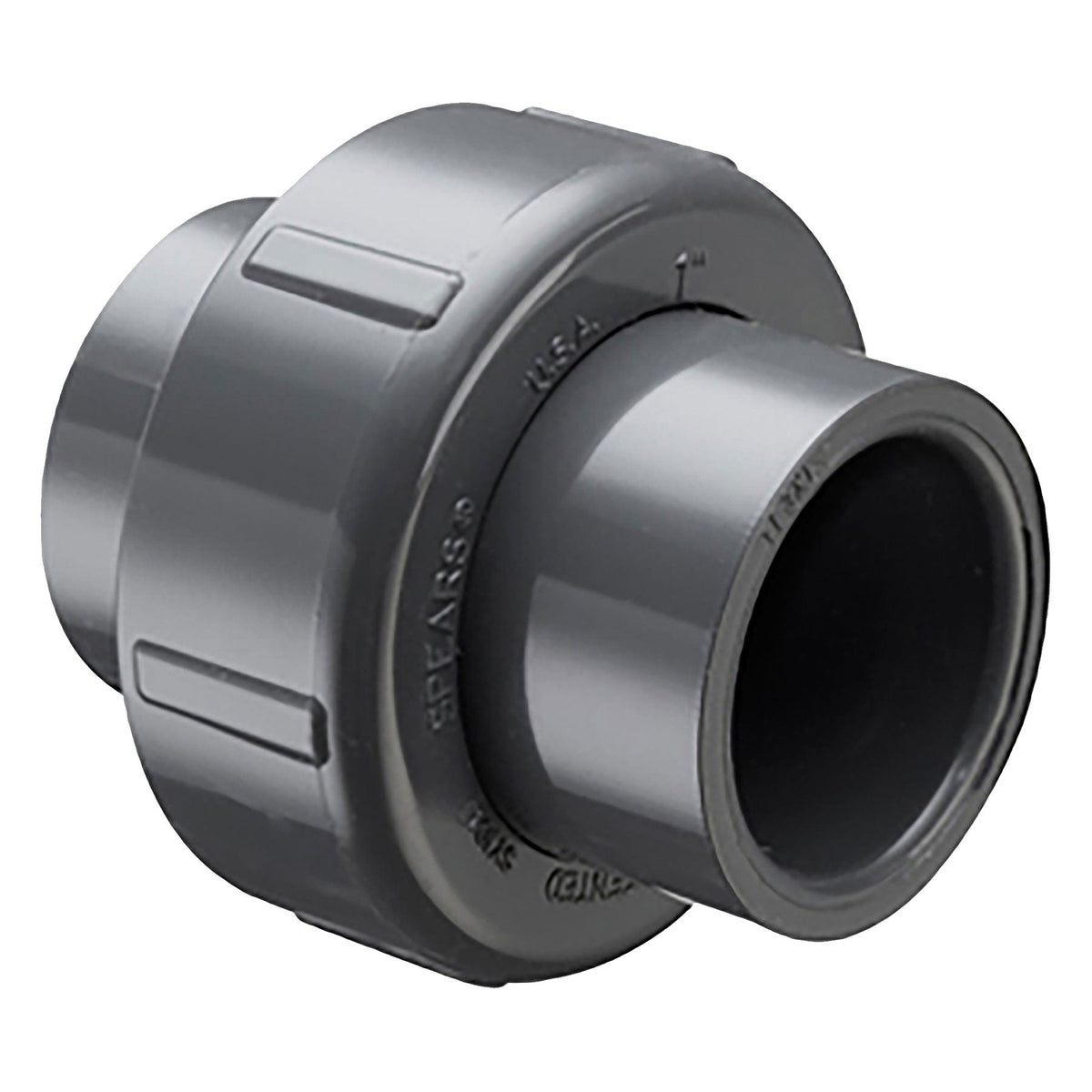 Spears PVC Schedule 80, FKM, Union 2000, 1/2 in. to 6 in. Sizes