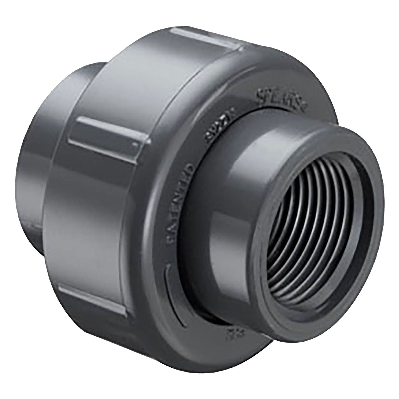 Spears PVC Schedule 80, FKM, Union 2000, 1/2 in. to 6 in. Sizes