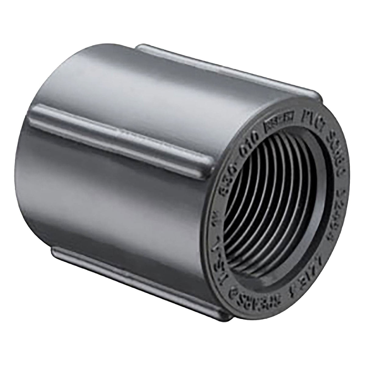 Spears PVC Schedule 80, Coupling, Threaded, 1/4 in. to 4 in. Sizes