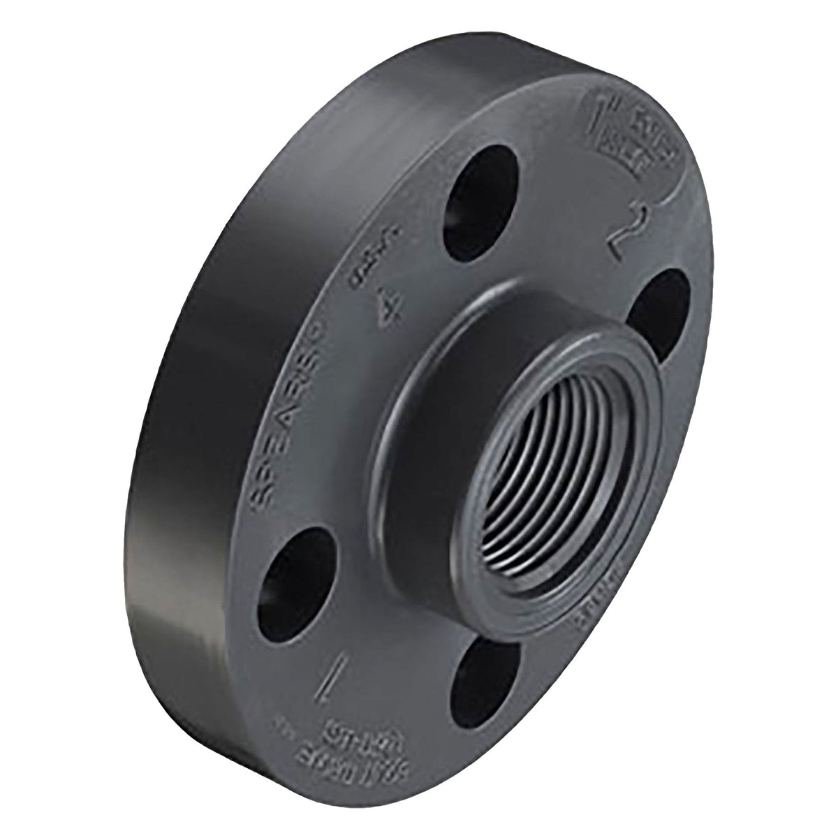 Spears PVC Schedule 80, Flange, Threaded, 1/2 in. to 4 in. Sizes