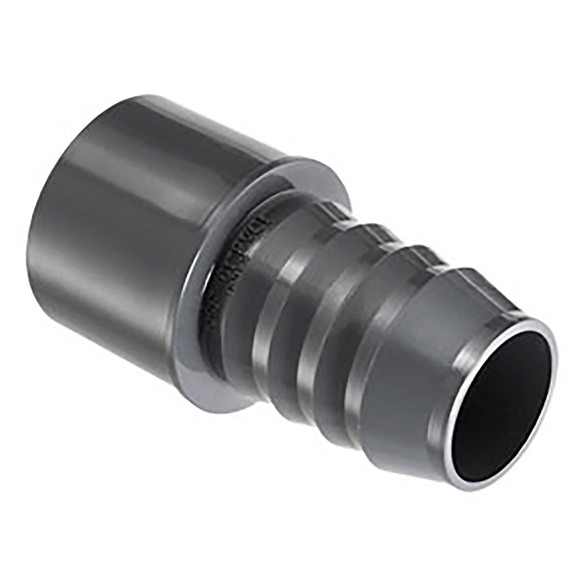 Spears Schedule 40 Gray Tube Fitting, Insert Adapter, HB X Spig, 1/2 in. to 6 in. Sizes