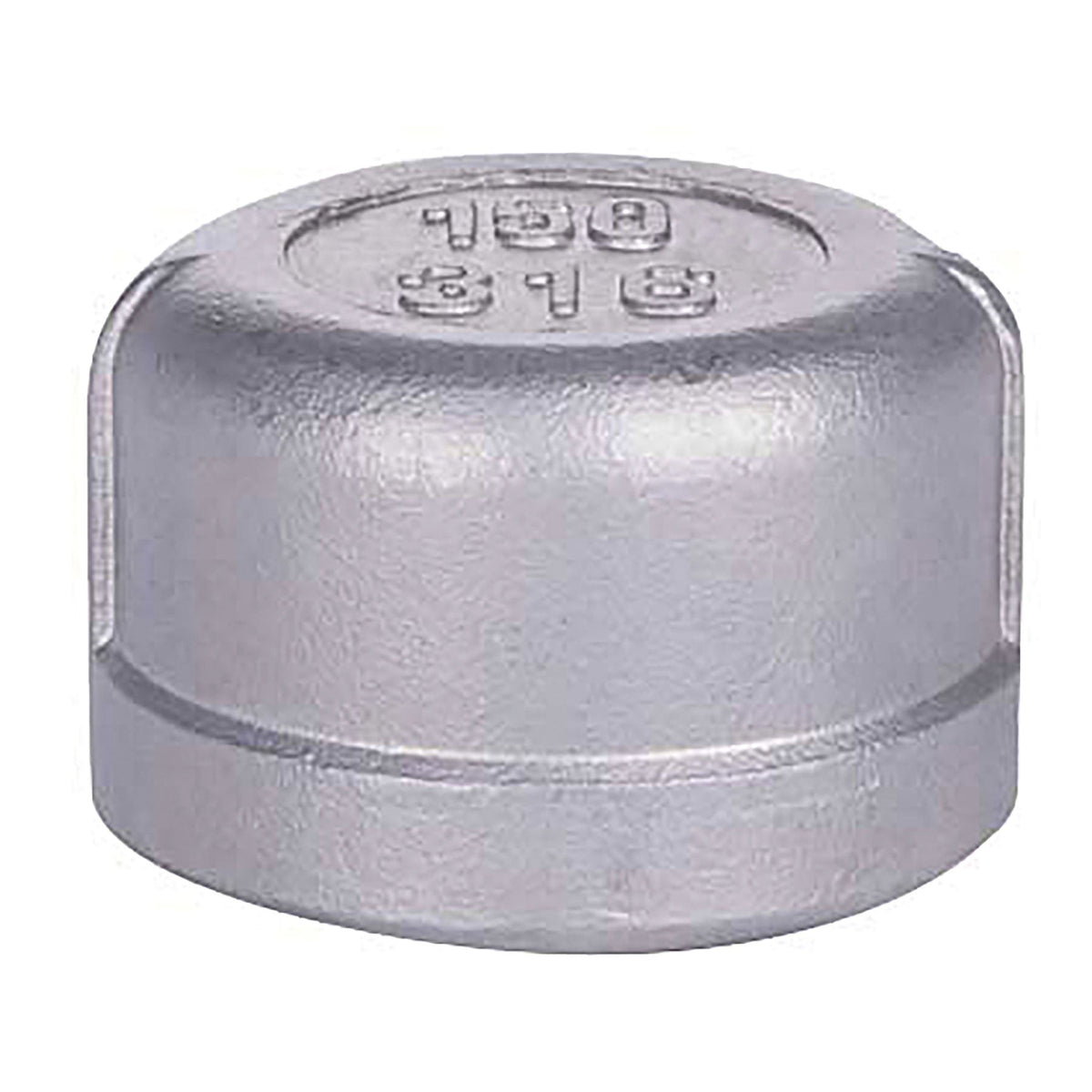 Ta Chen 304 & 316 Stainless Steel, Cap, Threaded, 1/8 in. to 2 in. Sizes