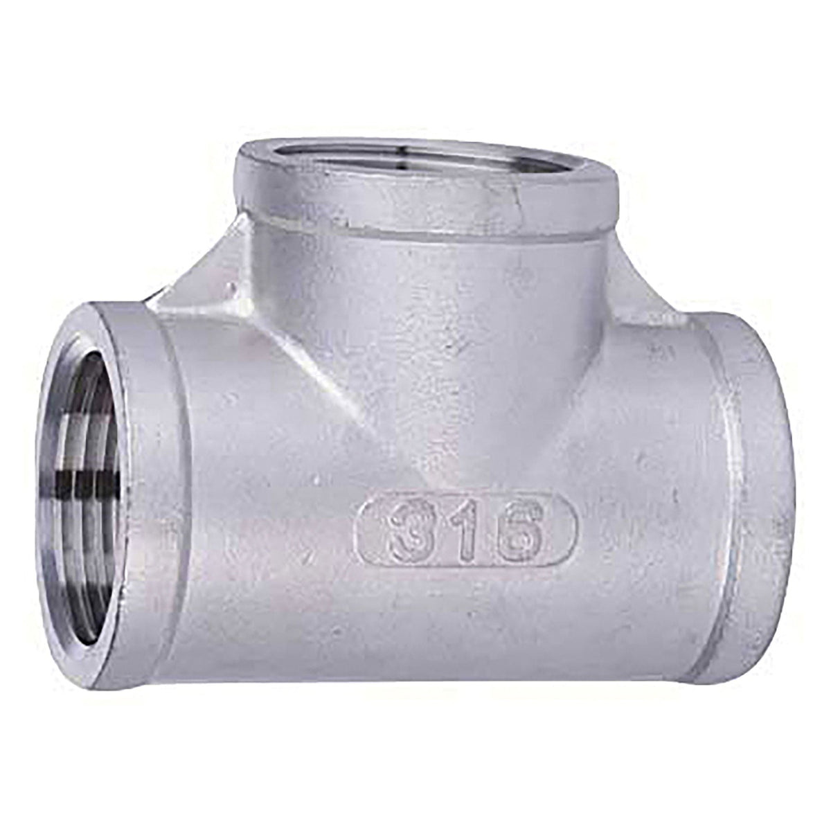 Ta Chen 304 & 316 Stainless Steel, Tee, Threaded, 1/8 in. to 2 in. Sizes