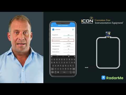 Icon ProScan 3 Continuous Radar Liquid Level Sensor Transmitter Video