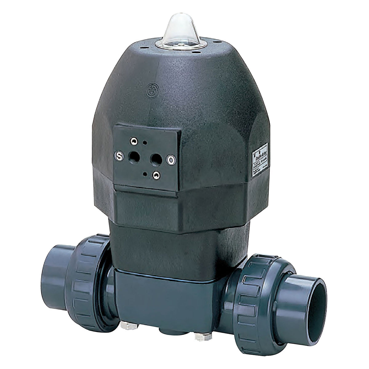 Asahi CPVC Type-14 Pneumatic Actuated Diaphragm Valve Air-Air 1/2 to 2 in.