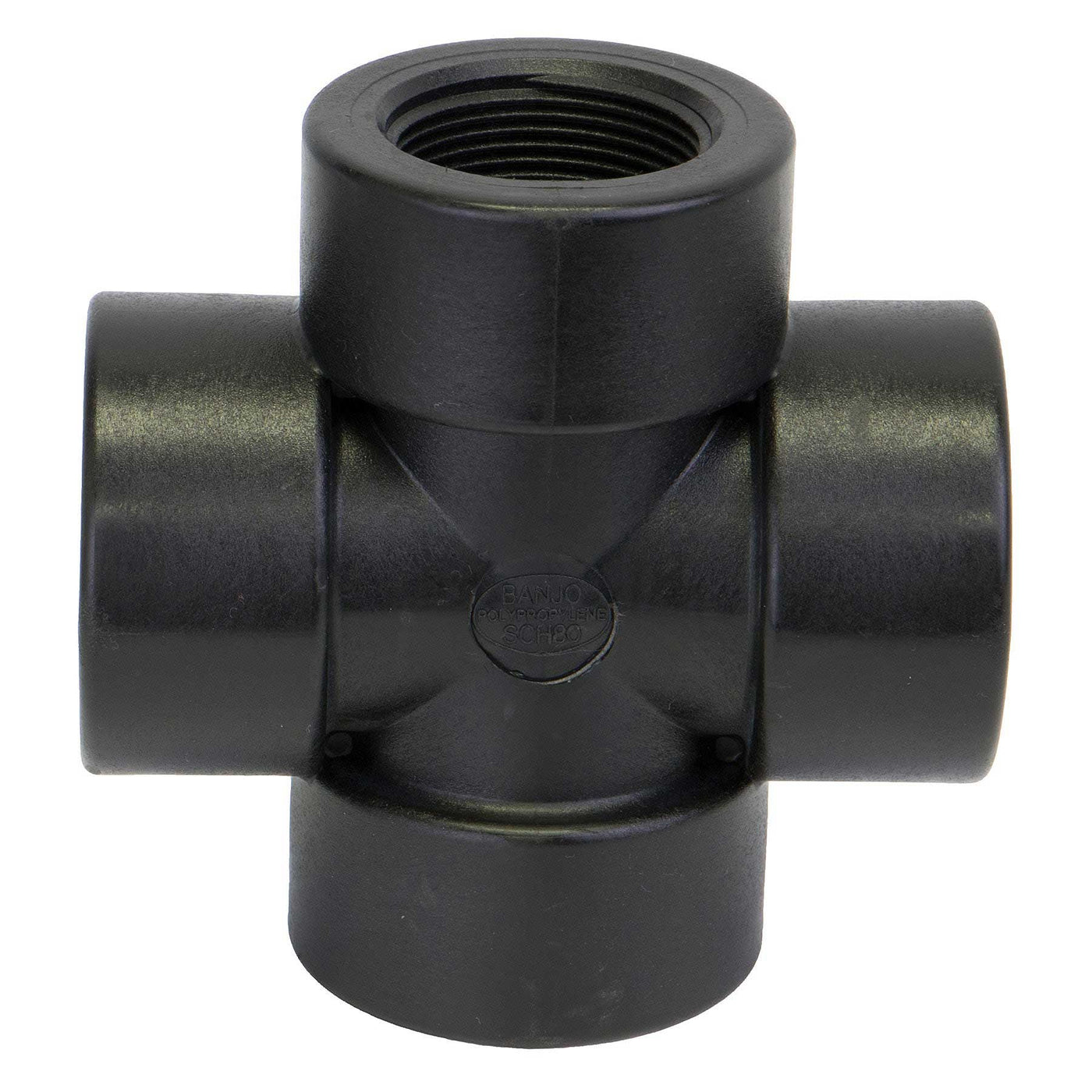 Banjo CR075 Polypropylene Cross FPT 3/8 in. to 2 in. Sizes