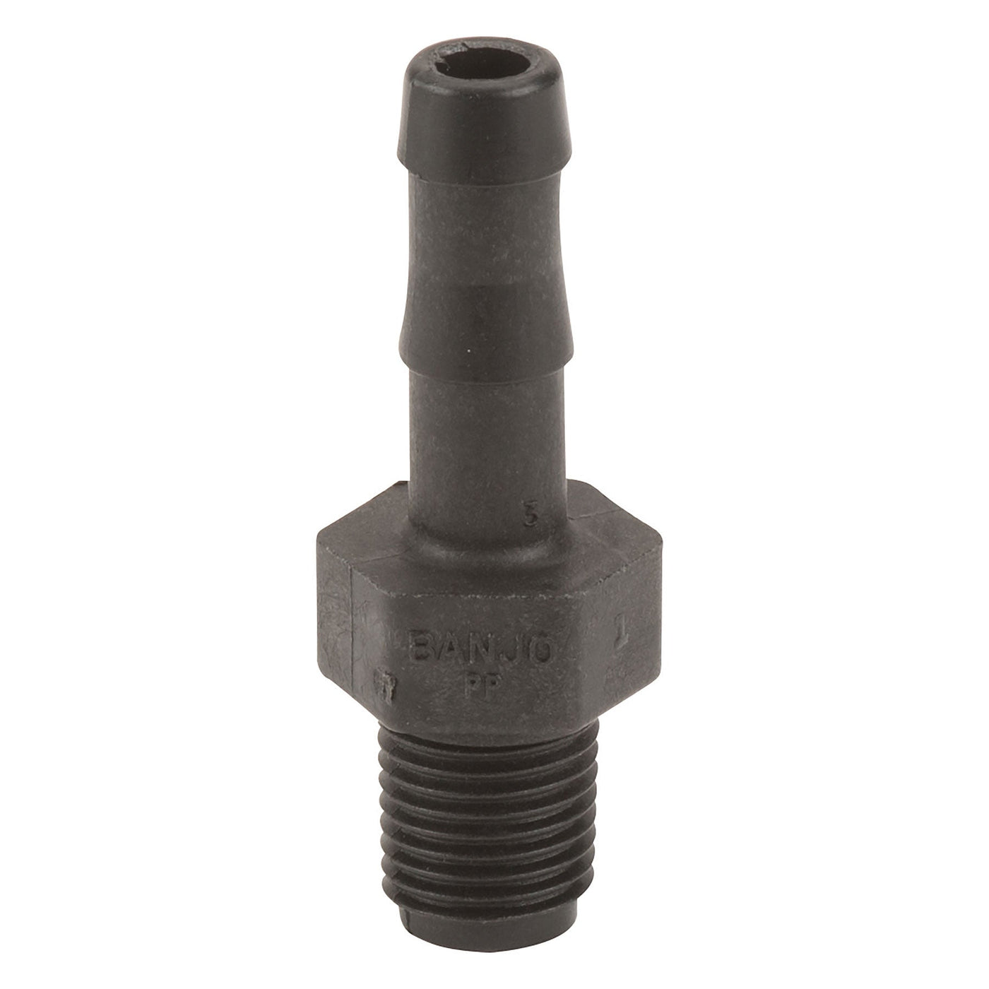 Banjo HB025-038 Polypropylene Straight Hose Barb MPT X HB 1/4 in. to 4 in. Sizes