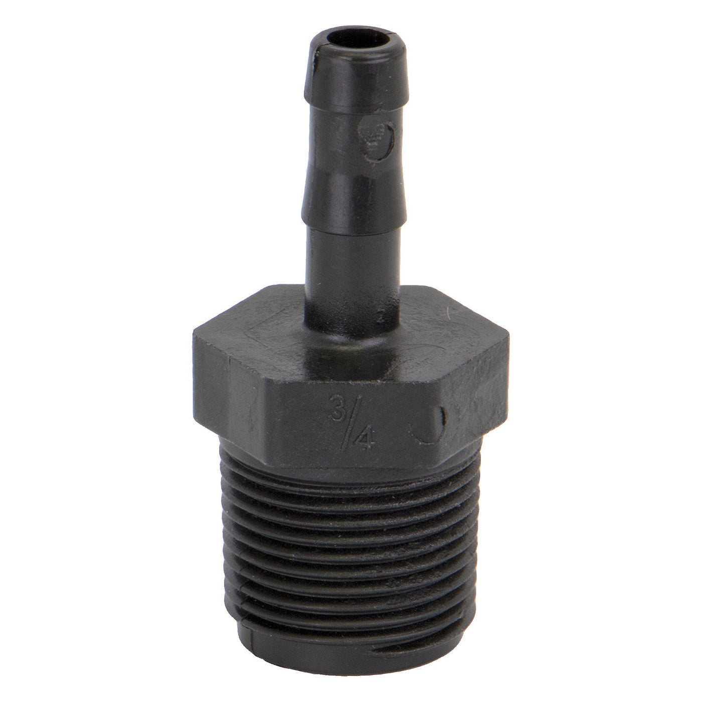 Banjo HB050 Polypropylene Straight Hose Barb MPT X HB 1/4 in. to 4 in. Sizes
