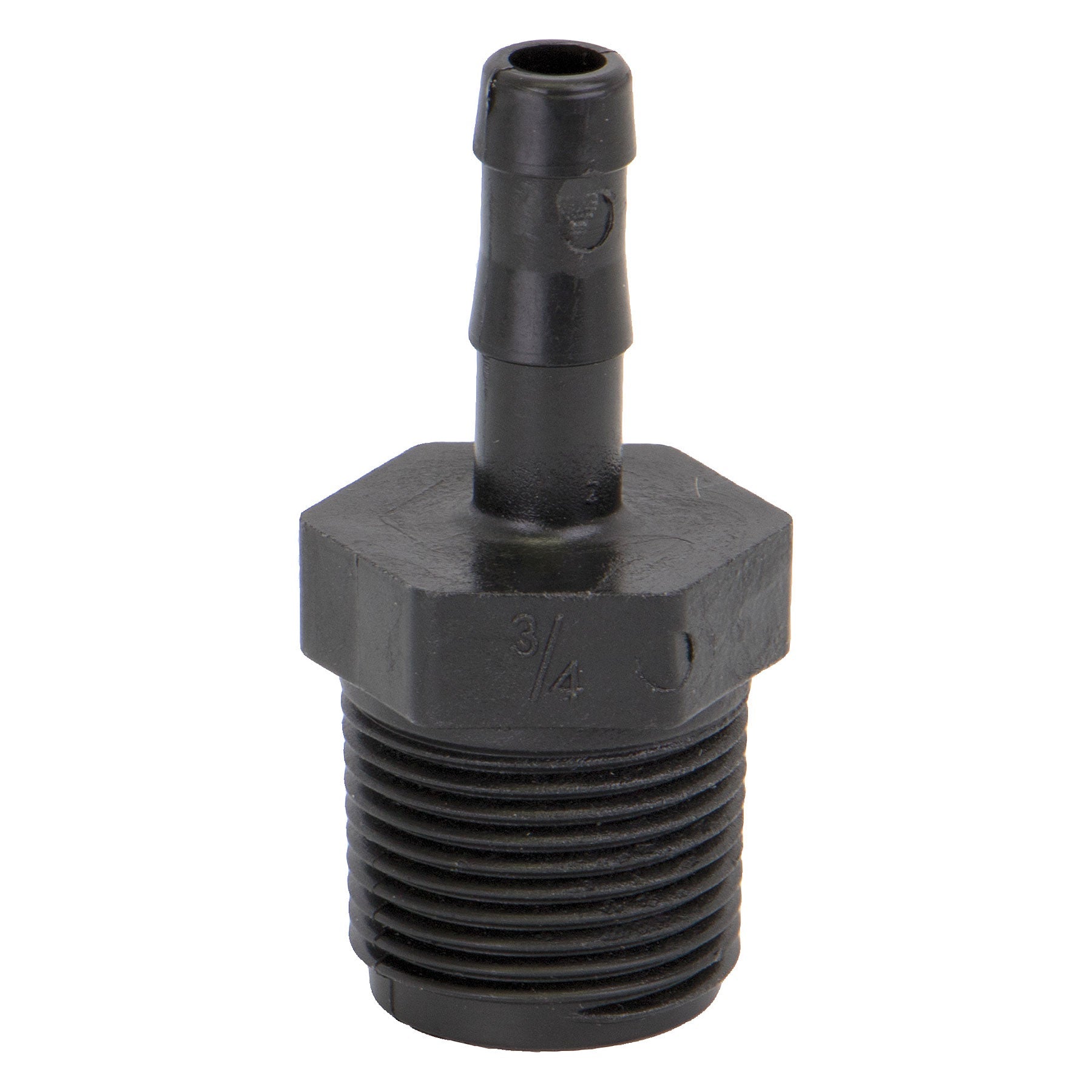 Banjo HB050 Polypropylene Straight Hose Barb MPT X HB 1/4 in. to 4 in. Sizes