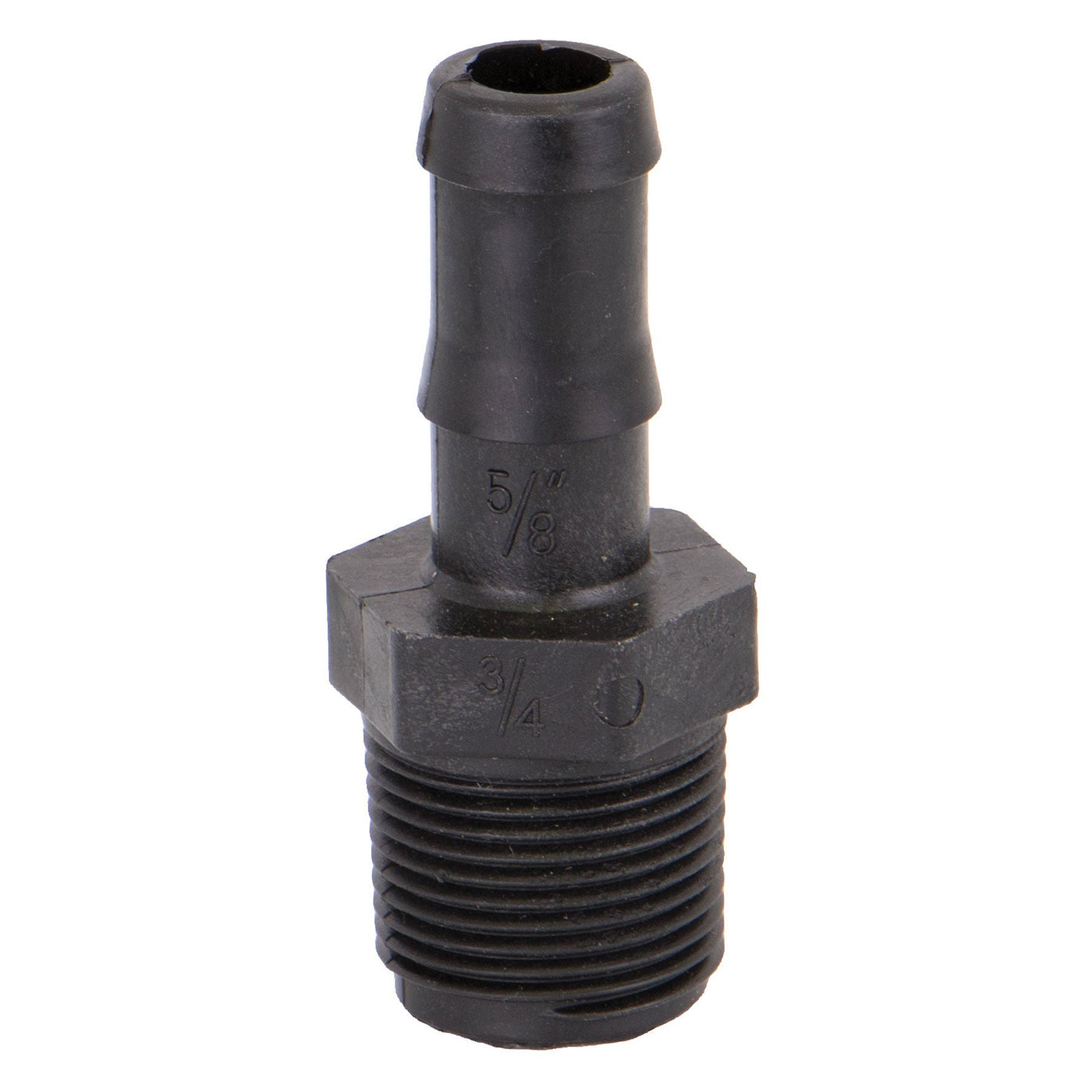 Banjo HB075-038 Polypropylene Straight Hose Barb MPT X HB 1/4 in. to 4 in. Sizes